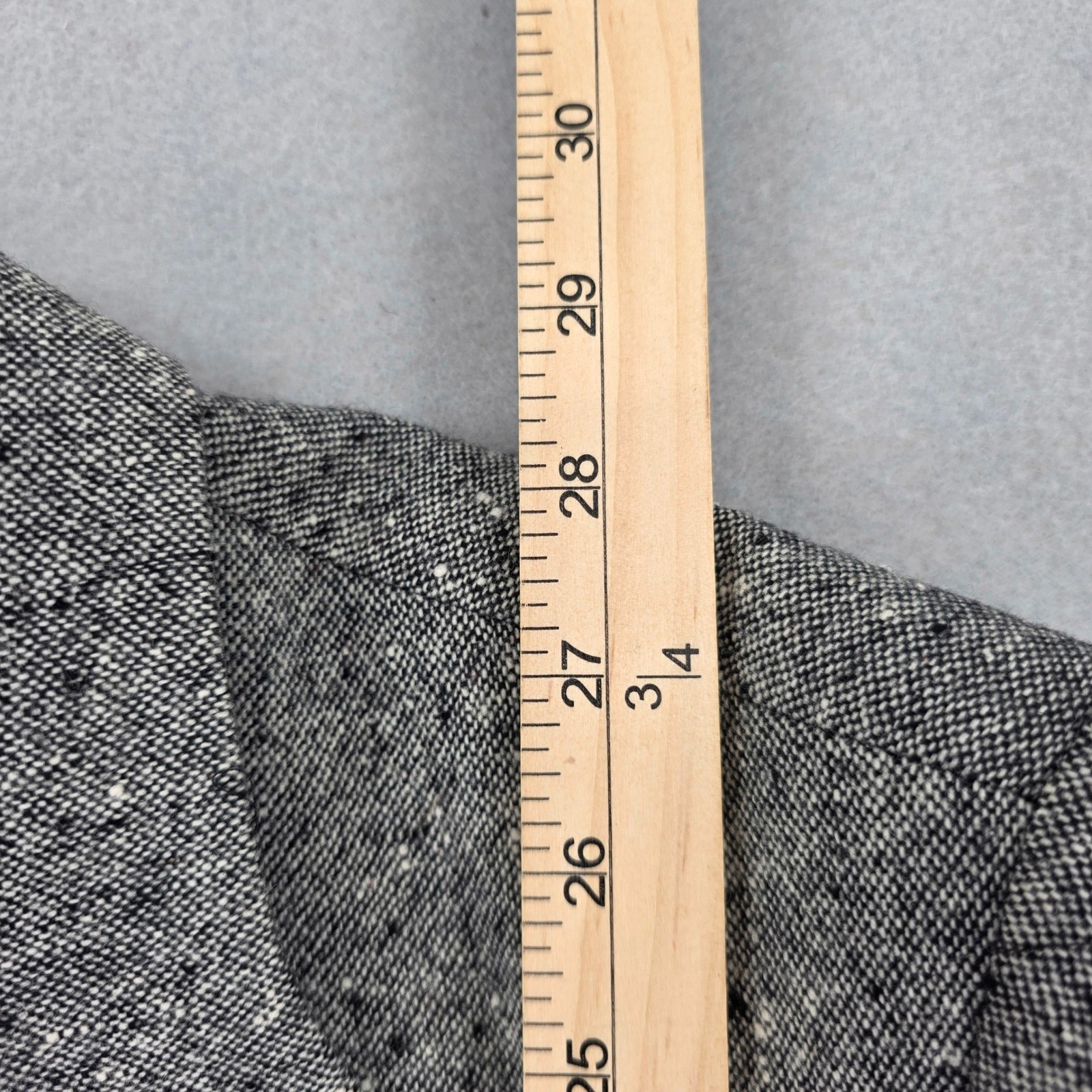 Pendleton Vintage Grey Donegal Tweed Wool Pant Suit Blazer Trousers Size 14 USA