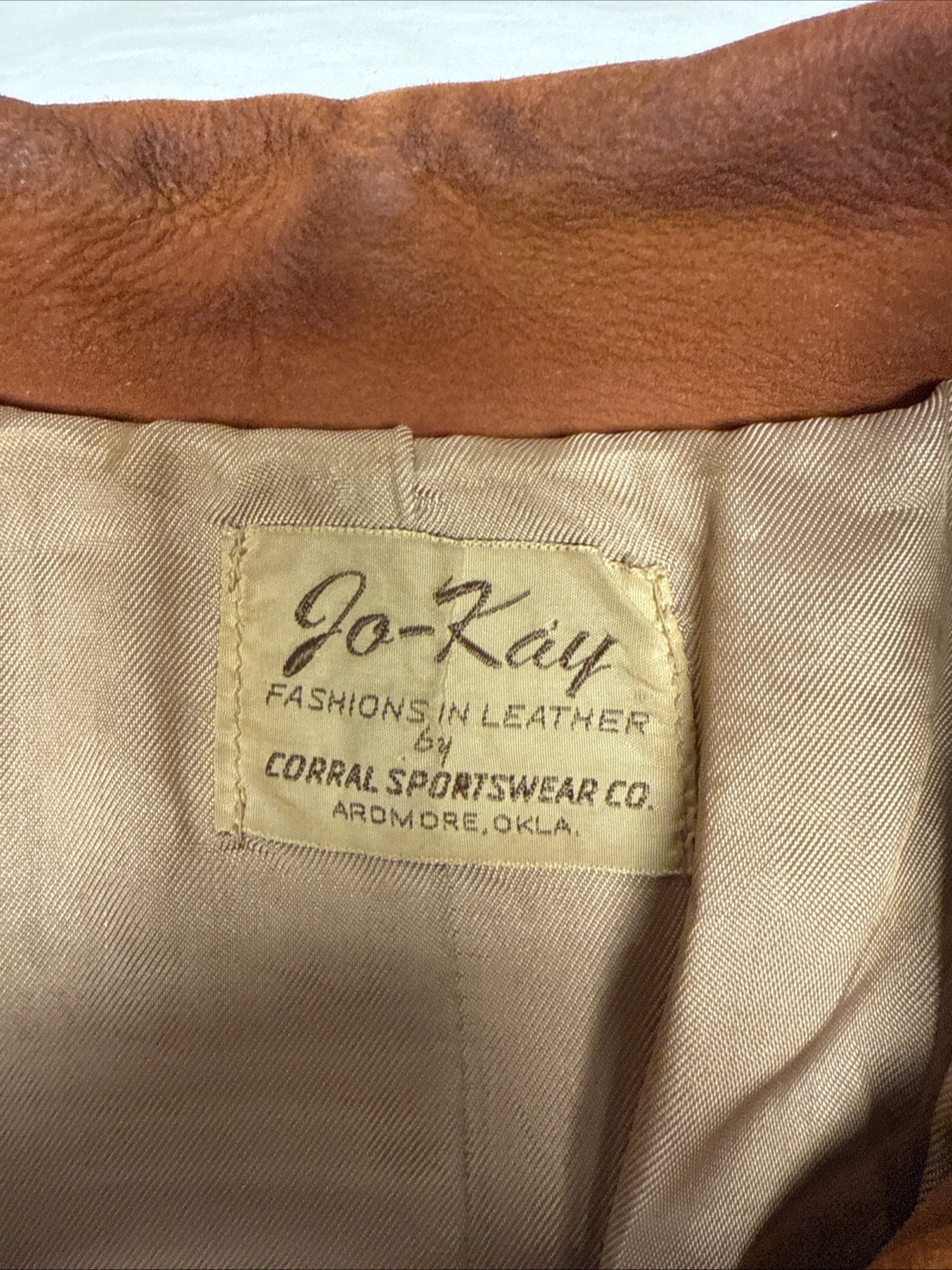Vintage 50s 60s Joo-Kay Suede Leather Fringe Western Size 18 *See Description