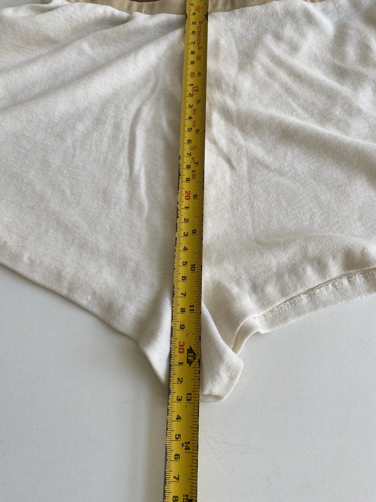 Vintage 70s Cole of California S Cotton Terry High waisted shorts with trim