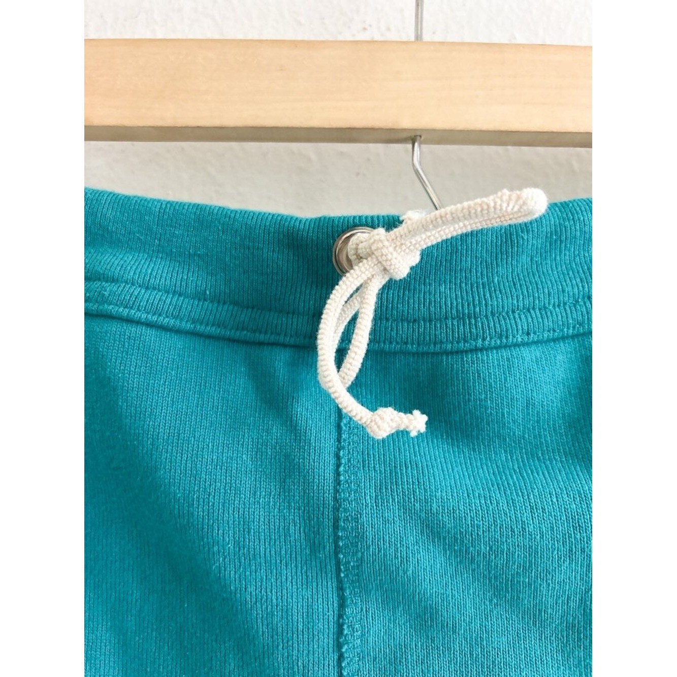 Vintage BRAWN Teal Athletic Dolphin Shorts 70s 80s Gym Running Track Sweatshorts