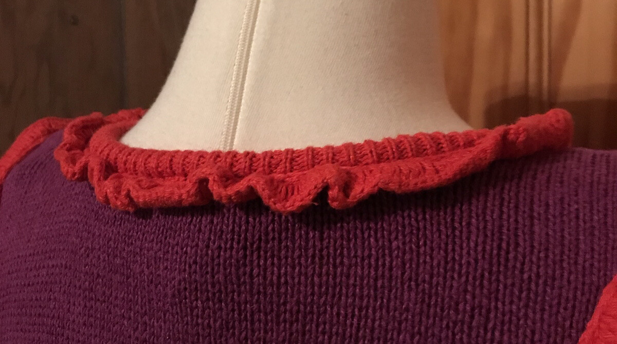 90s Vintage MOD Sweater SPREE INTERNATIONAL FUNKY ARTSY Boho EUC