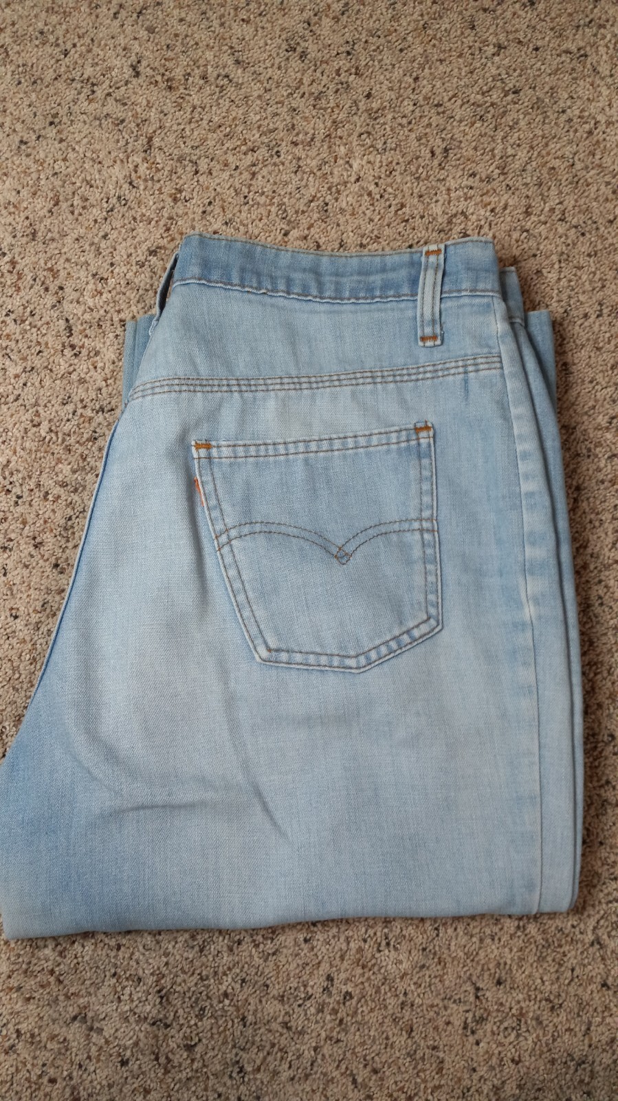 Vintage Levi&rsquo;s Orange Tab Jeans 34X30-33 High Rise Scovill Zip 2 pocket SF 207