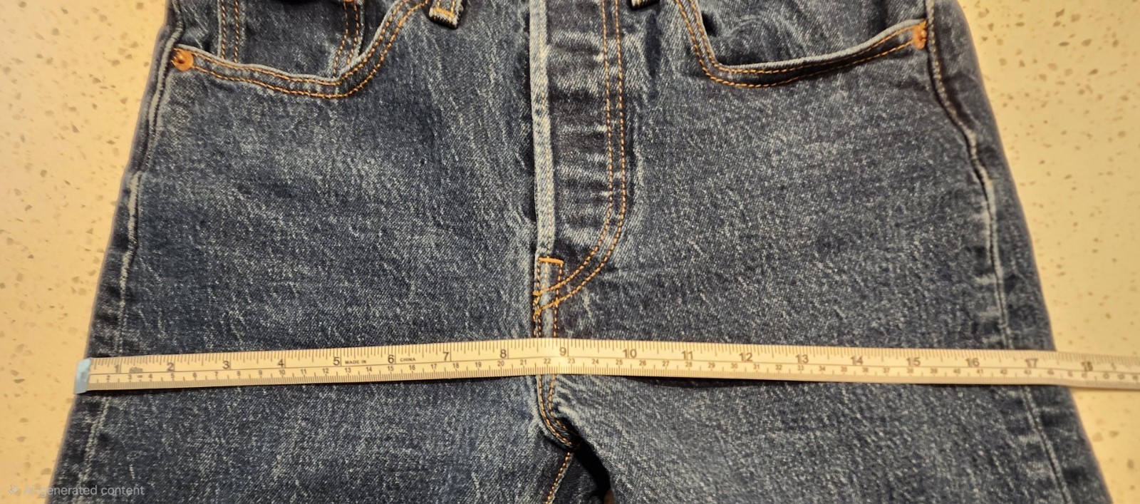 Vtg Style Big E Levi&rsquo;s 501 S Red Label Skinny Button Fly Embroidered SZ 26/28!