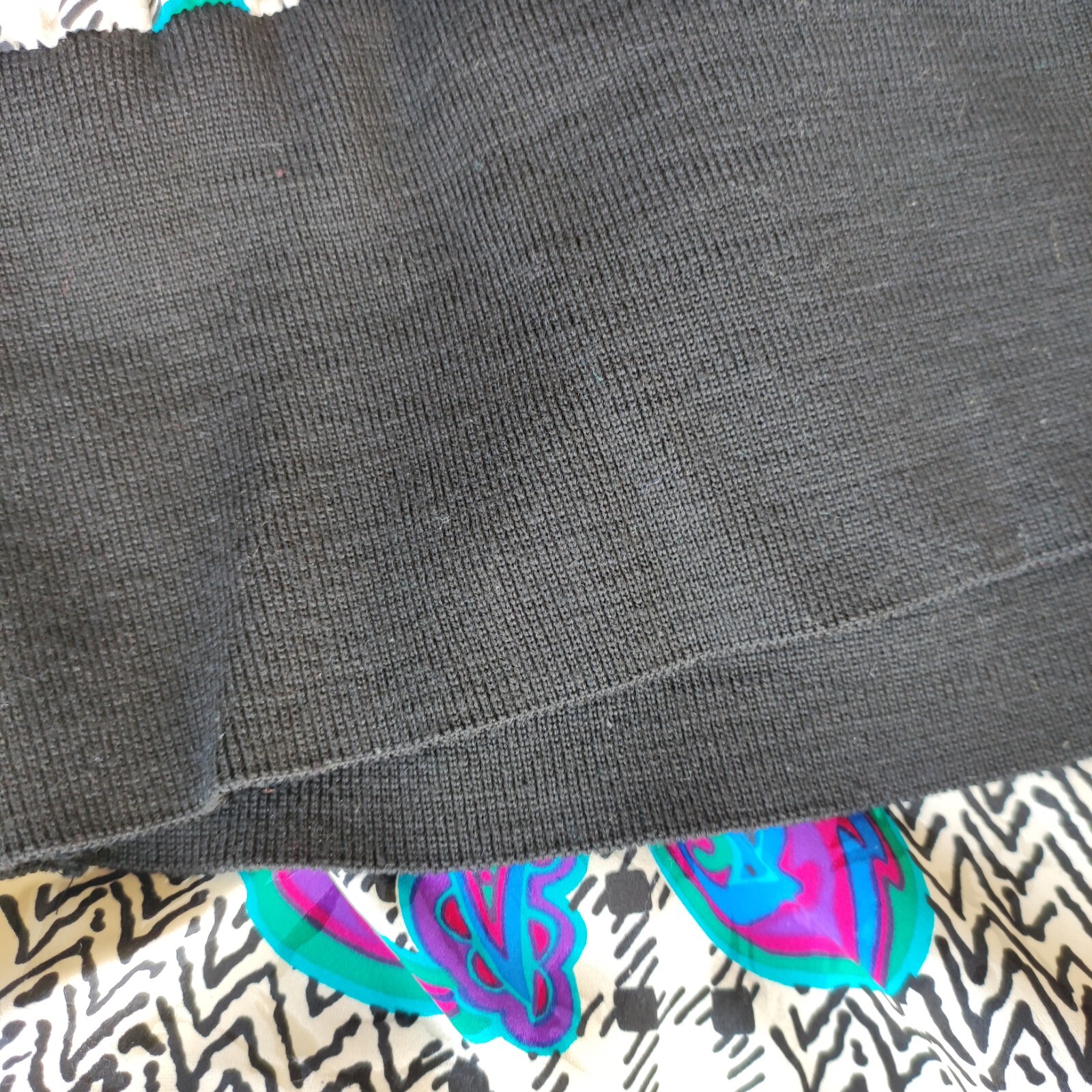 🎄🎁VTG Silk 💯 2 Piece Set Bomber Jacket & Pleated Skirt Sz 12 Check & Paisley