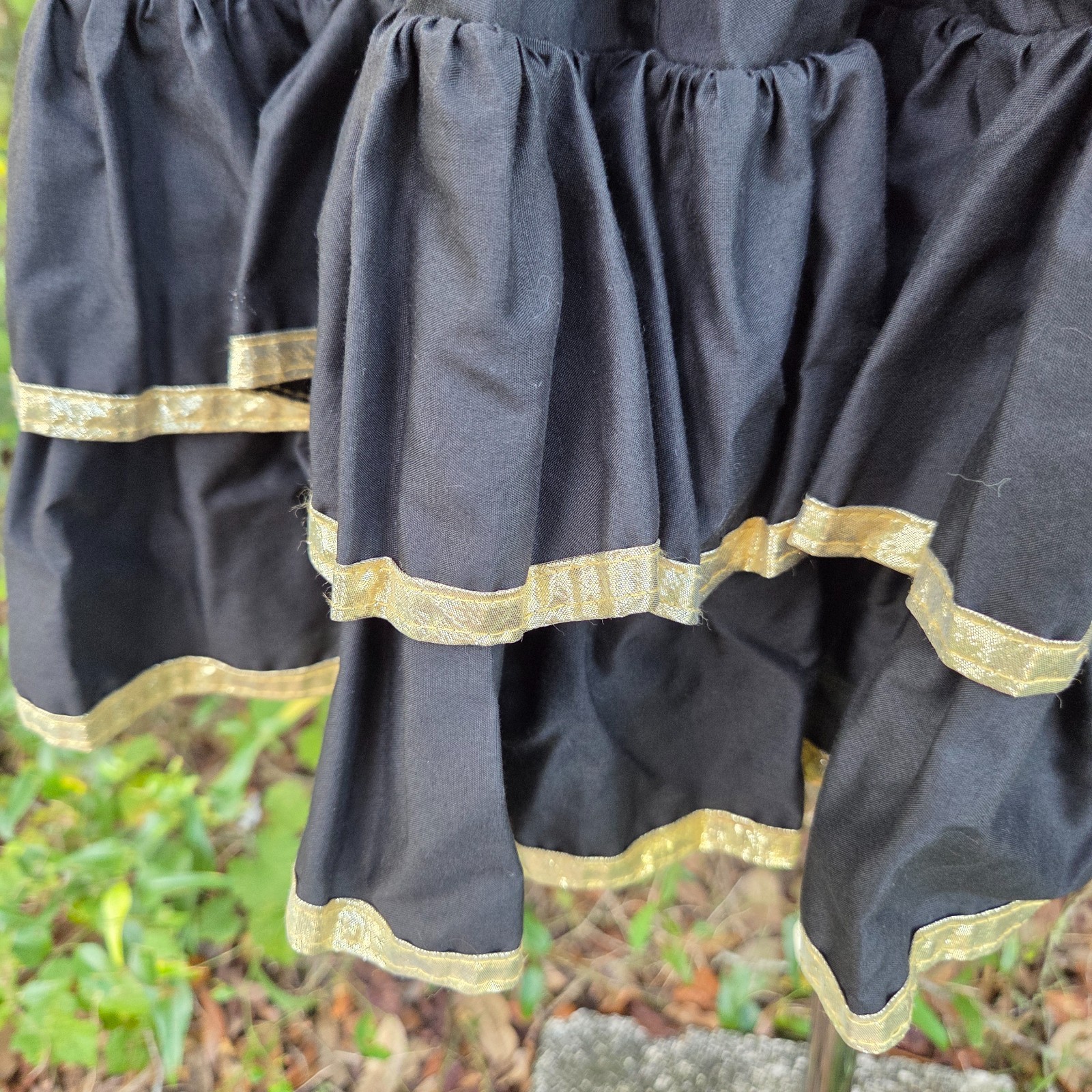 Vintage Malco Modes Square Dance Petticoat Skirt Top Set Rockabilly Petite P