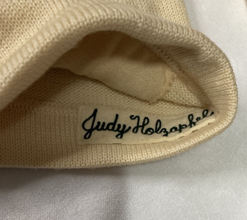 Vintage Mitchells Varsity Cardigan Sweater Women&rsquo;s Cream 60s