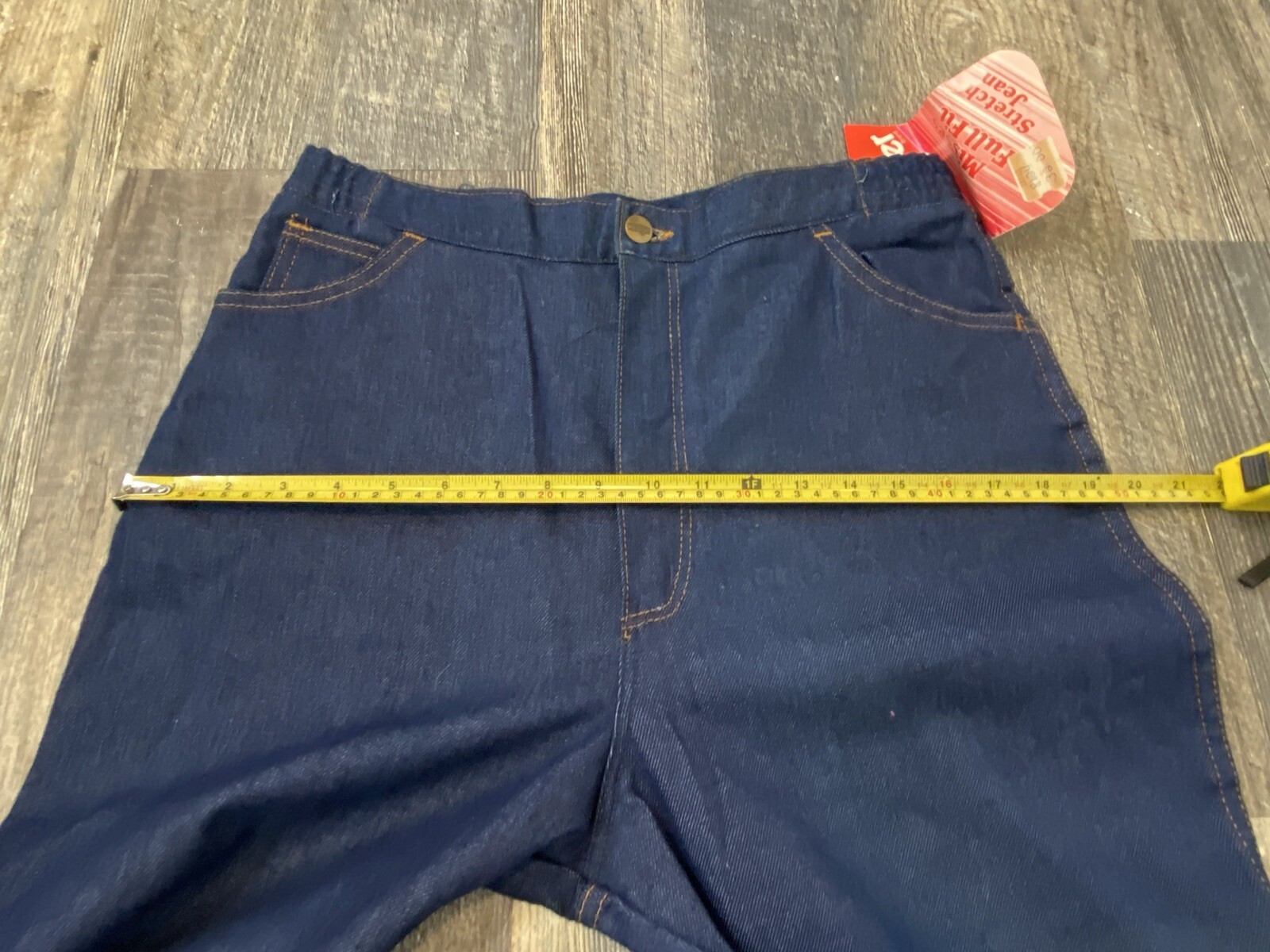 TRUE Vintage WRANGLER NWT Stretch Denim Jeans 80s Talon Streetwear Full Fit 16