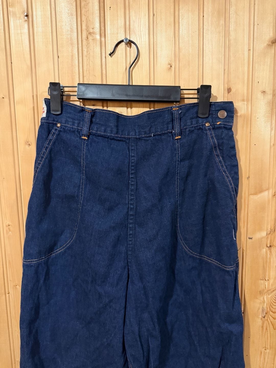 Vintage 1950s Kitty Carson High-Waisted Side-Zip Denim Ranch Jeans