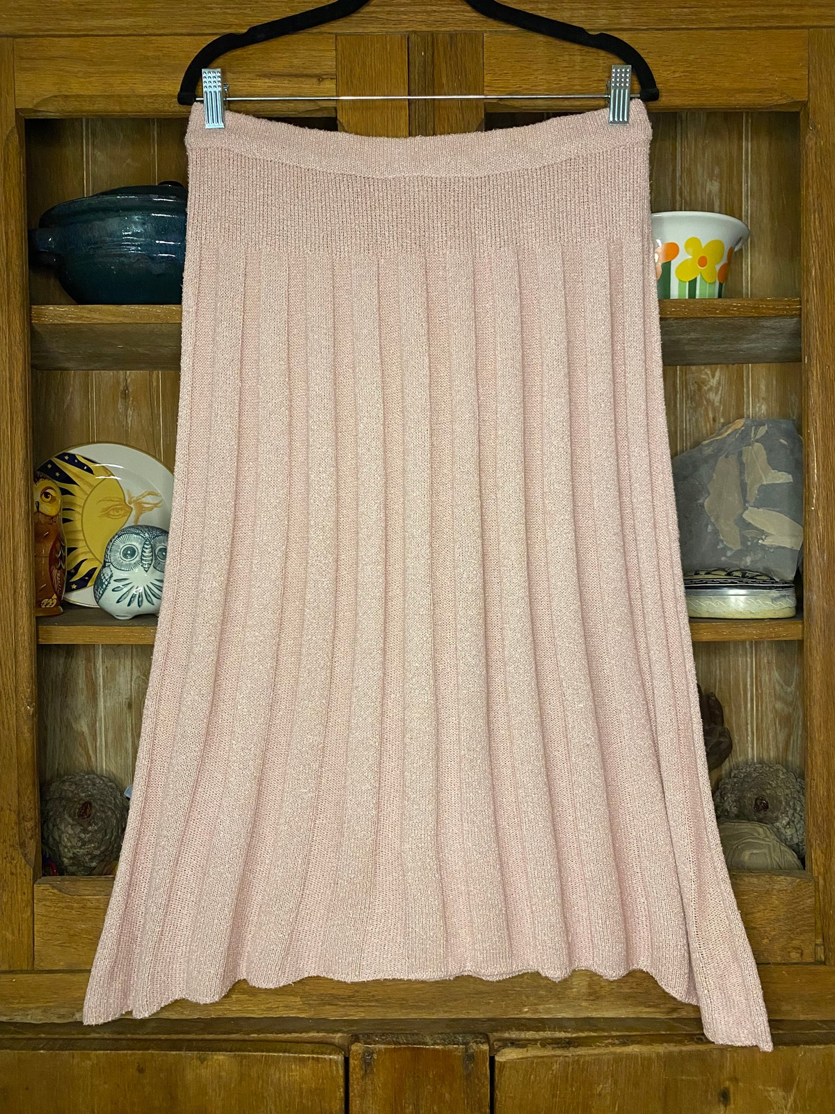 Pink Knit Skirt Size 12