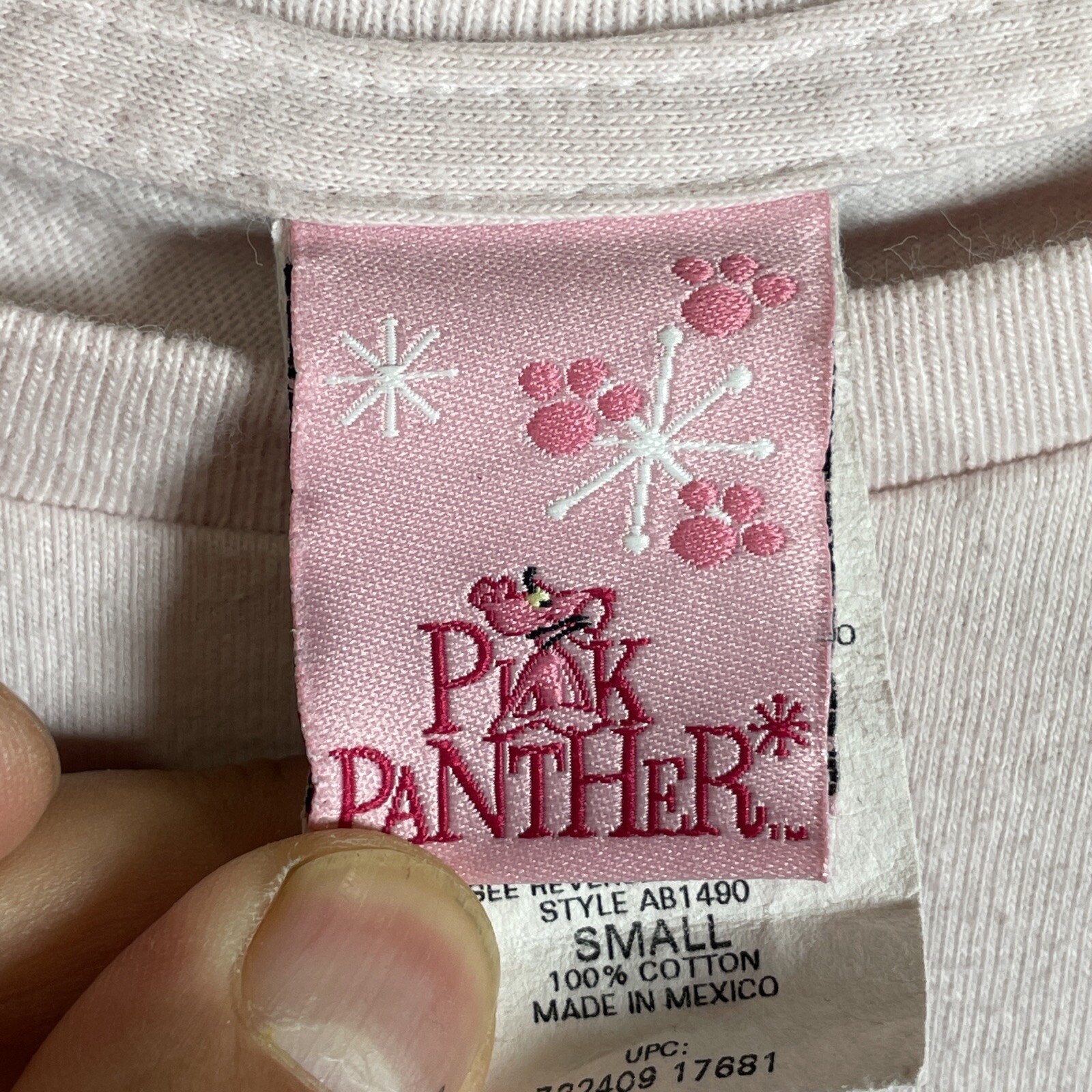 VTG 2001 Pink Panther T-Shirt Women’s Small Pink RARE Original Y2K Jerry Leigh