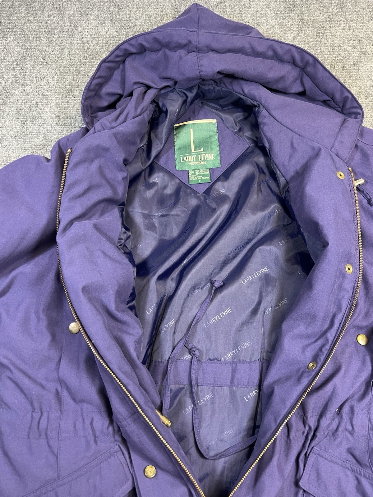 Women&rsquo;s Jacket Larry Levine Jacket Purple Size S