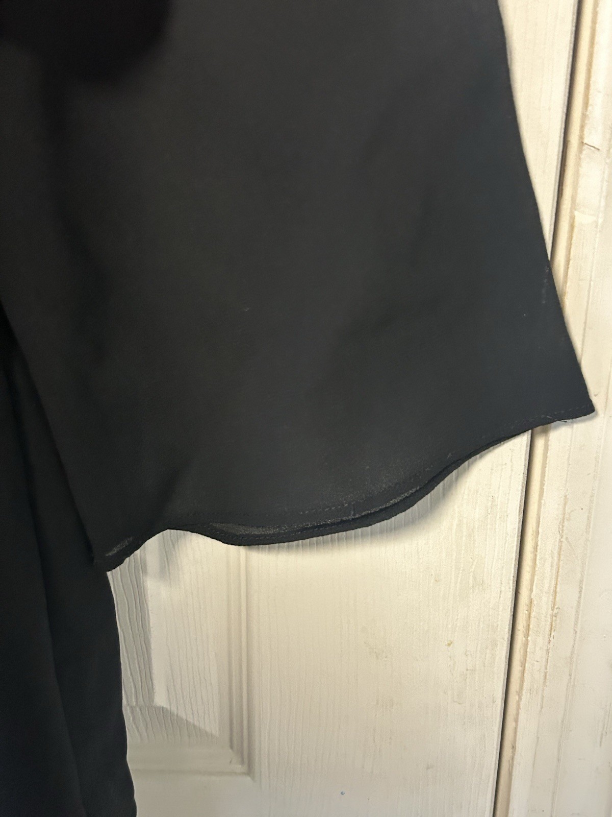 Vintage Helene Blake Dress Womens 16W Black Maxi Full Grandmacore Funeral