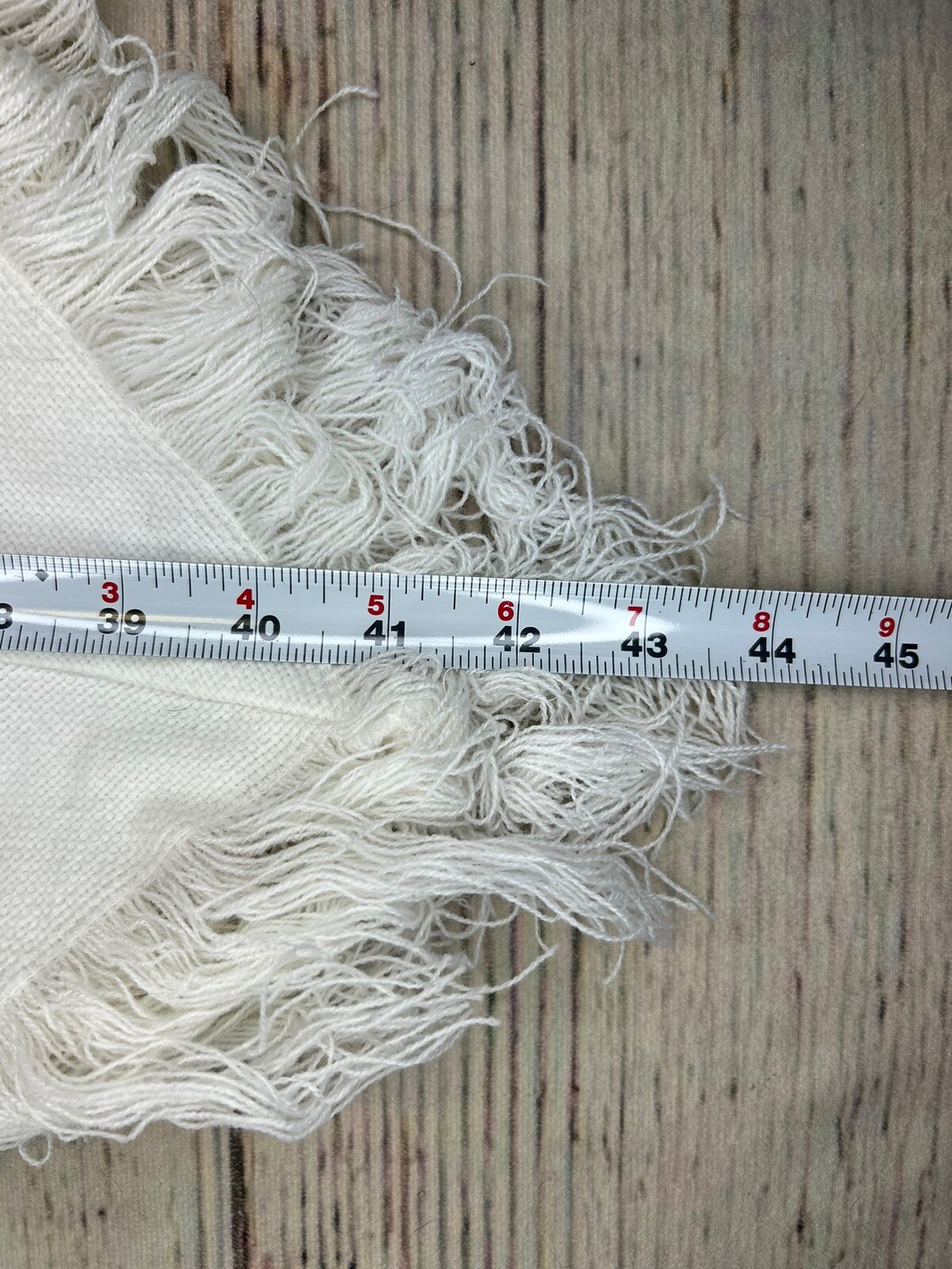 Vintage Aztec Fringed Cape/Shawl Multicolor See Pics For Measurements