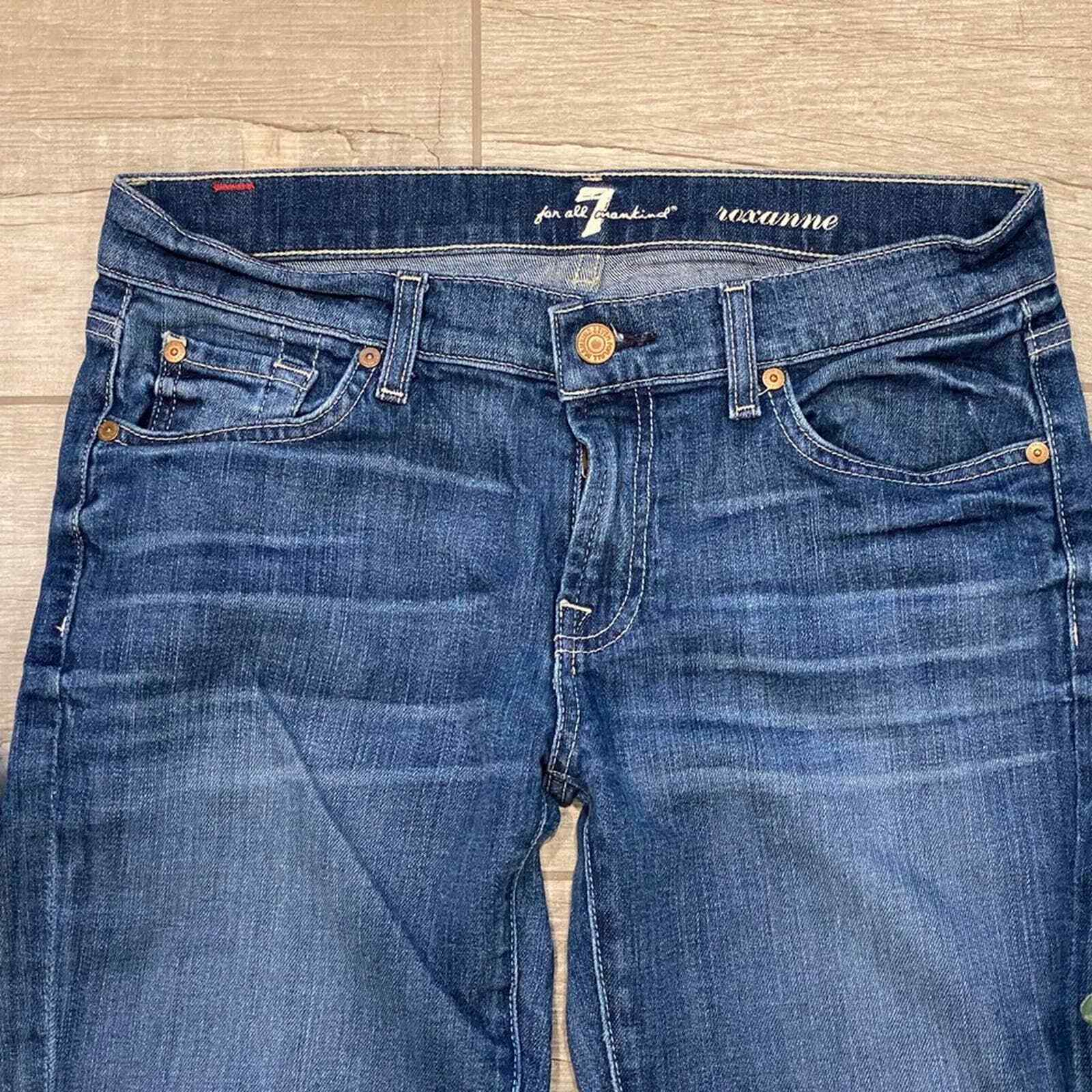 7 for all mankind roxanne jeans size 28 skinny