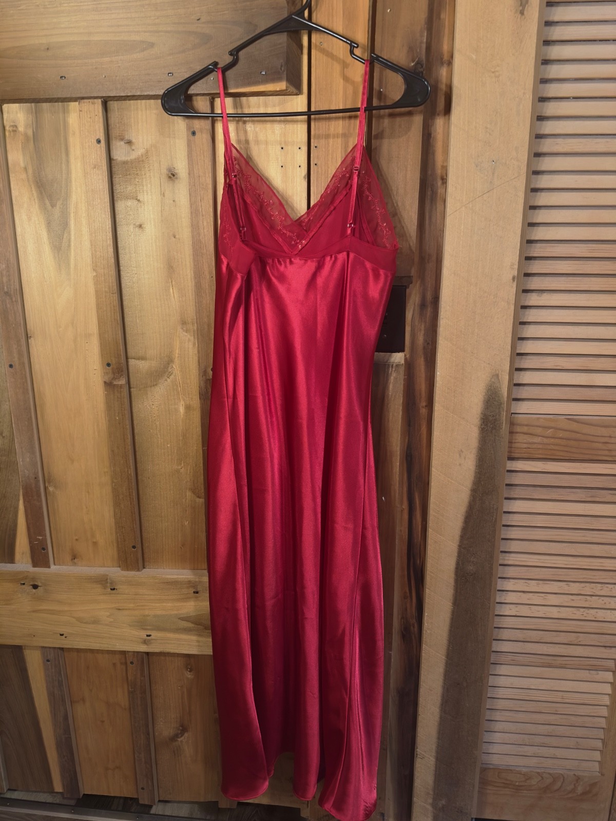 halston 90’s vintage slip dress , Red , size- medium