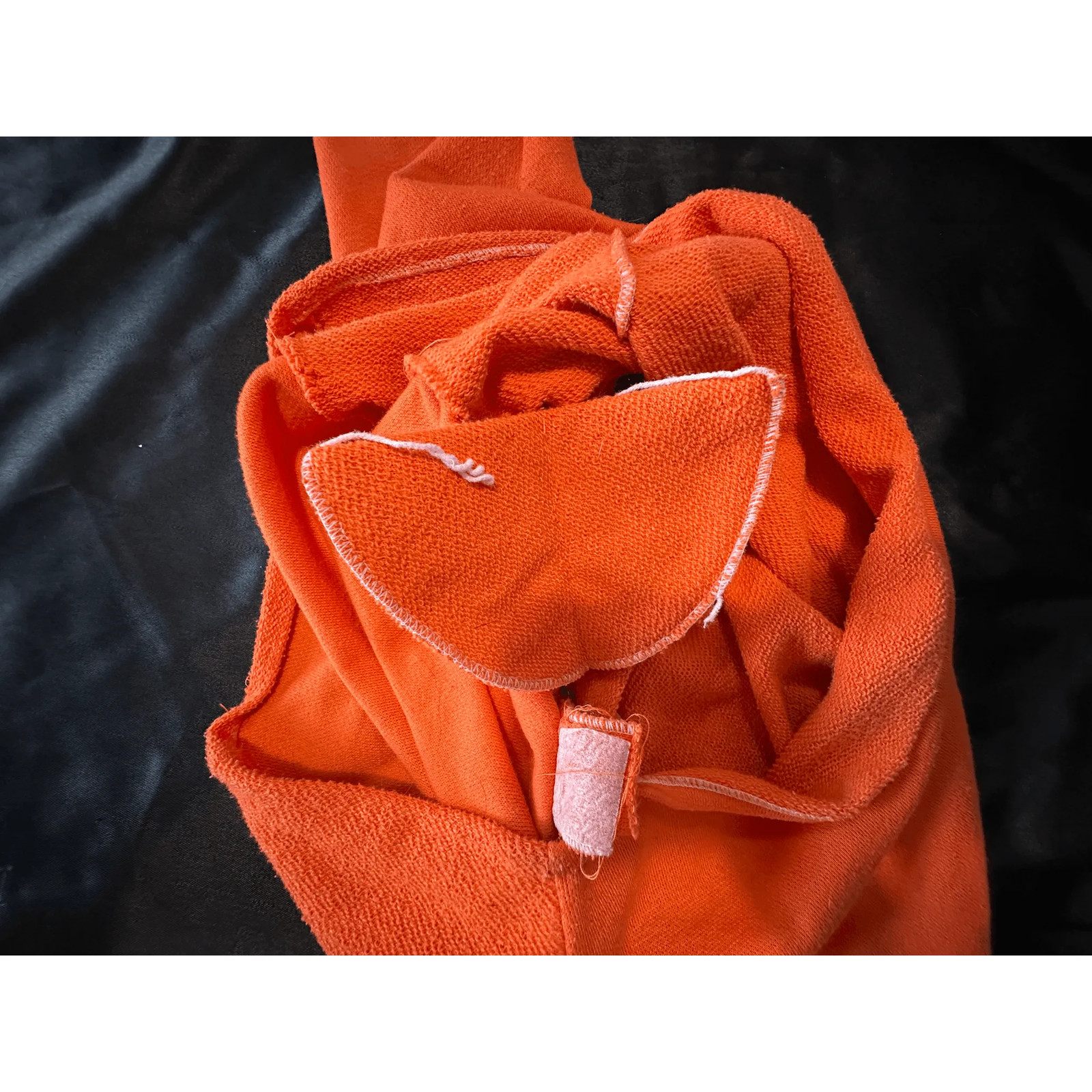 Gloria Womens Y2K Terry Pullover Top Shirt Orange Snap Henley Pockets 23&Prime; PT