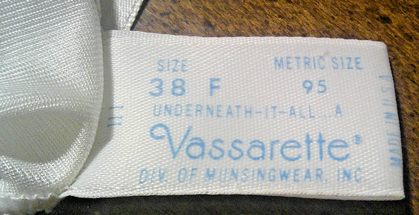 Vtg Vasserette Full Slip Womens 38F Underneath It All Lace Trim Adjustable