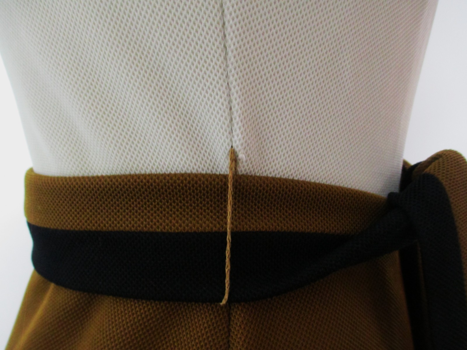 Vintage Gray, Brown Everyday Dress Honeycomb Double-knit, Very nice, Size M