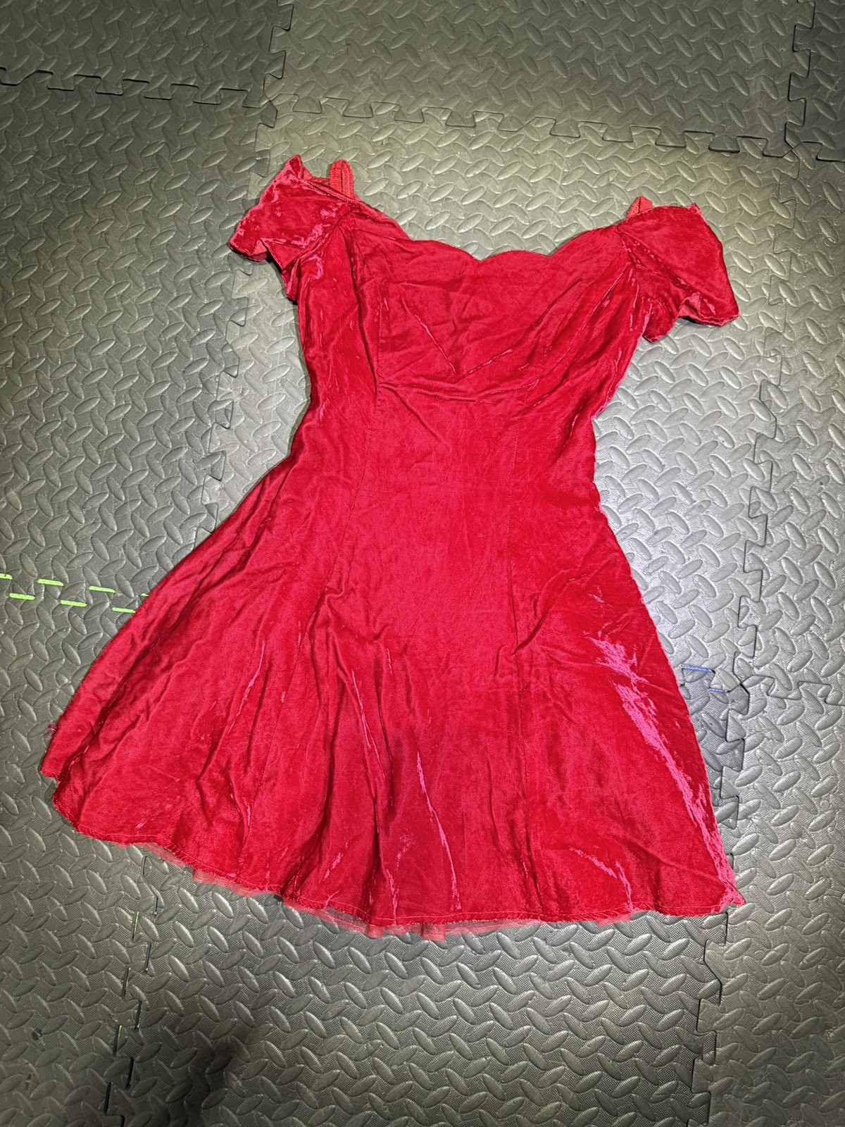 Vintage 80&rsquo;s Roberta Dress Red Formal Party Prom Cocktail Gown 9/10 Dance 90s