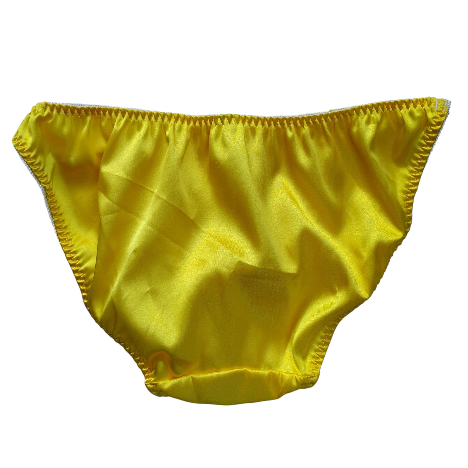 Vtg L/7 Charmeuse Satin String Bikini Panties Hong Kong NWOT