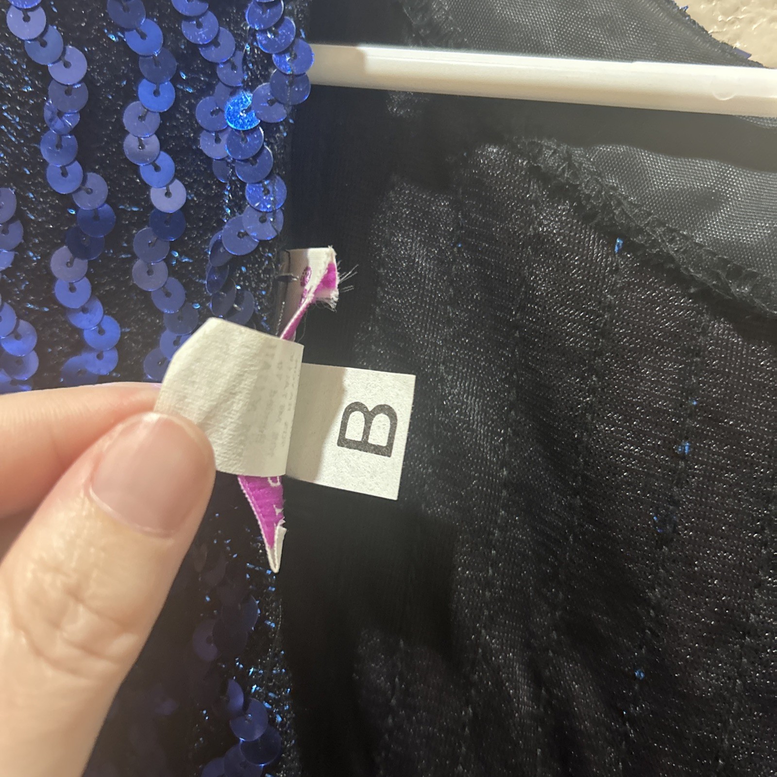 Vintage Fredericks Of Hollywood Blue Sequins Wiggle Dress Party Vegas Cocktail M