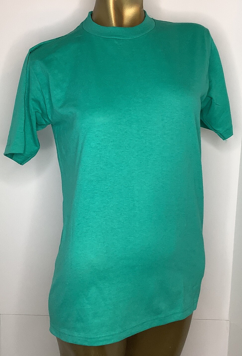 NOS Jerzees T Shirt Size M 38/40Vintage Made In USA Short Sleeve Single Stitch