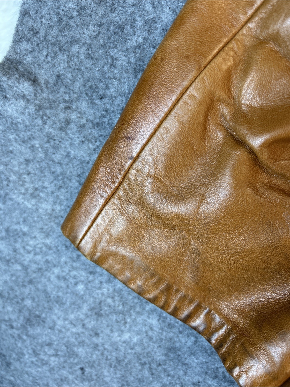 Cortefiel Leather Trench Coat 40 Belted Long Jacket Made in Spain Vintage “Read”