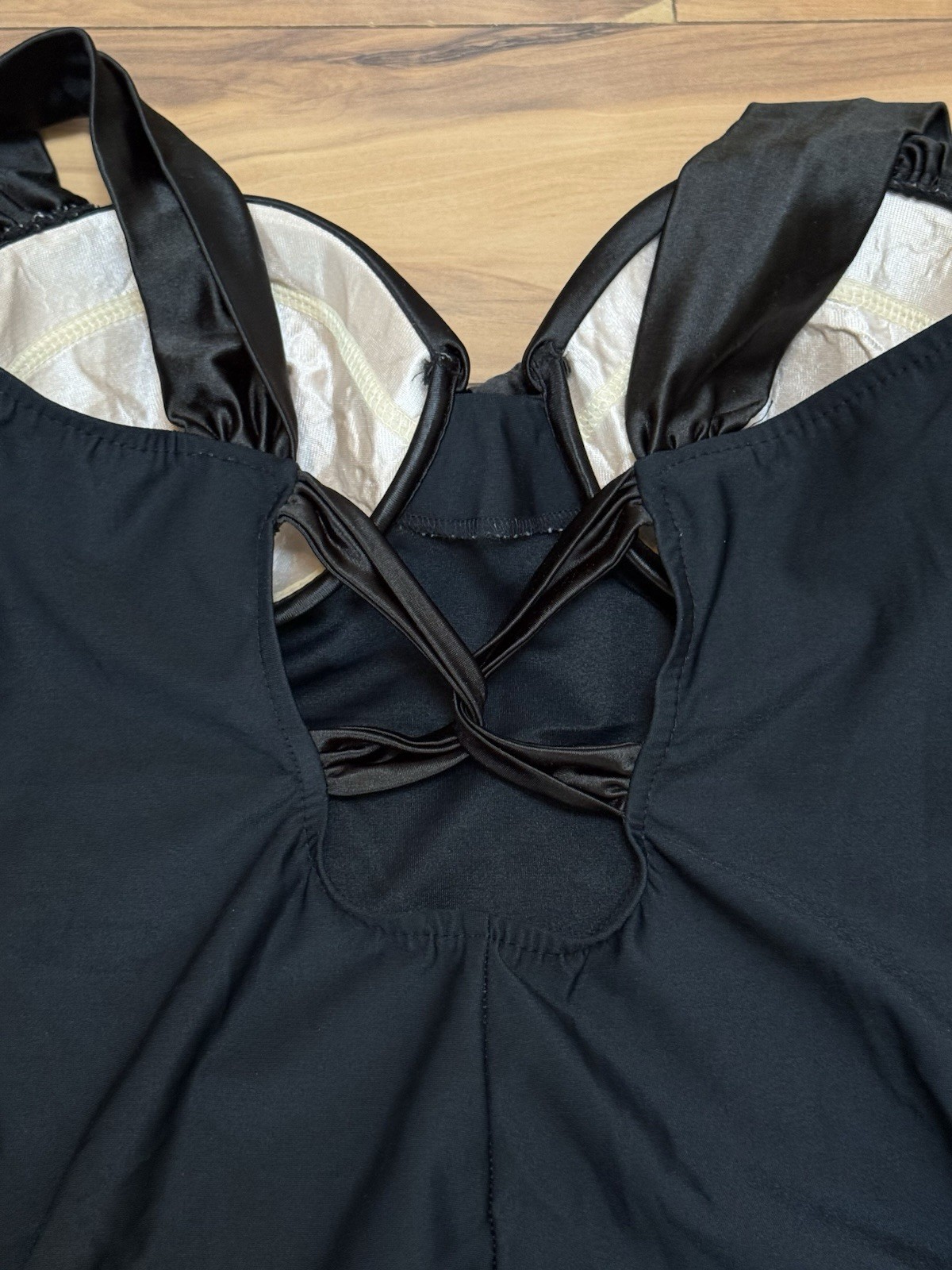 Vtg Miraclesuit One Piece Bathing Swim Suit 50s 60s Style IGLWU Black Pinup M/14