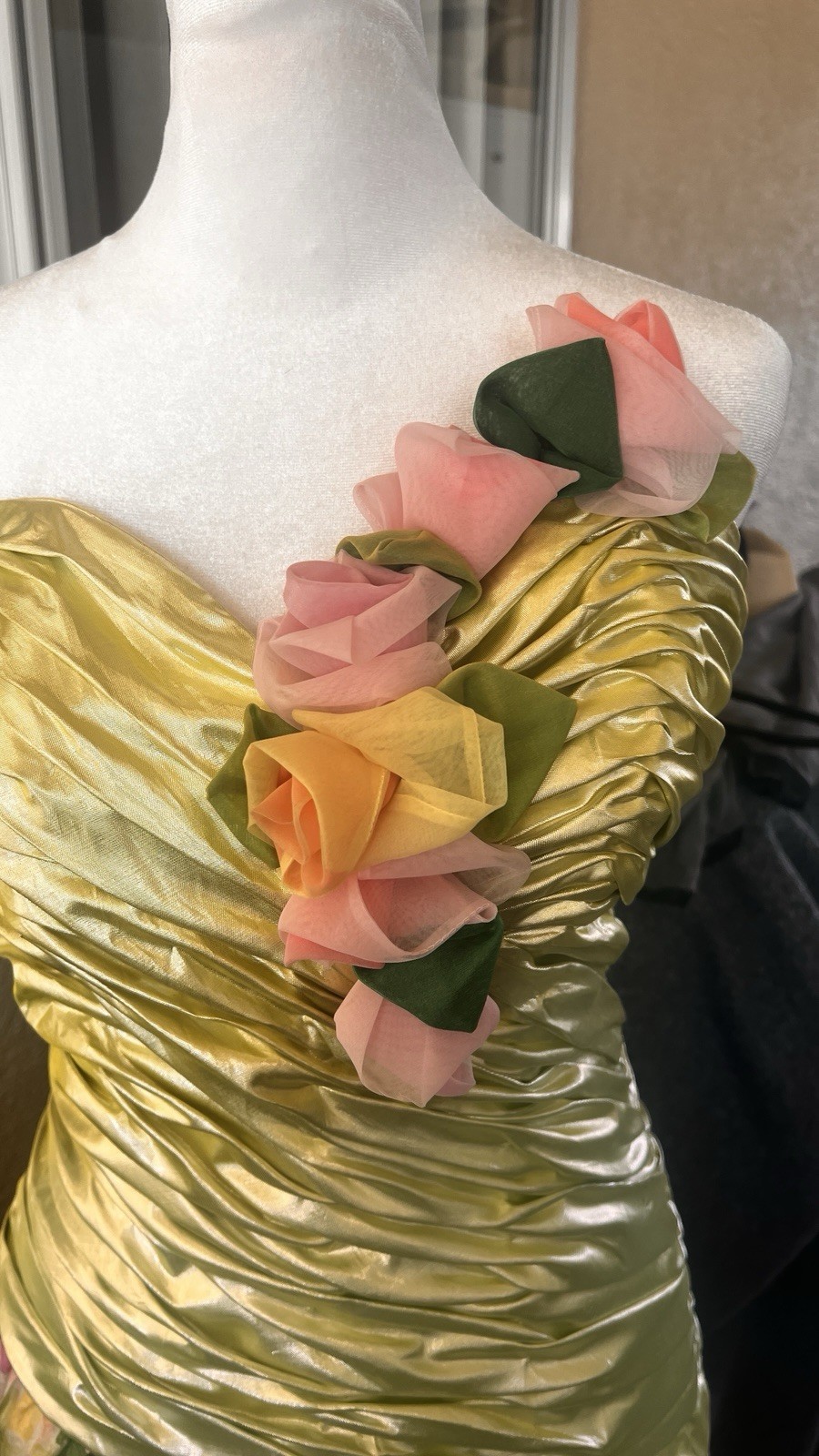 Vintage Exquisite Eugene Alexander Floral Fairy Silk Organza Gown!!! Size 4 Sml