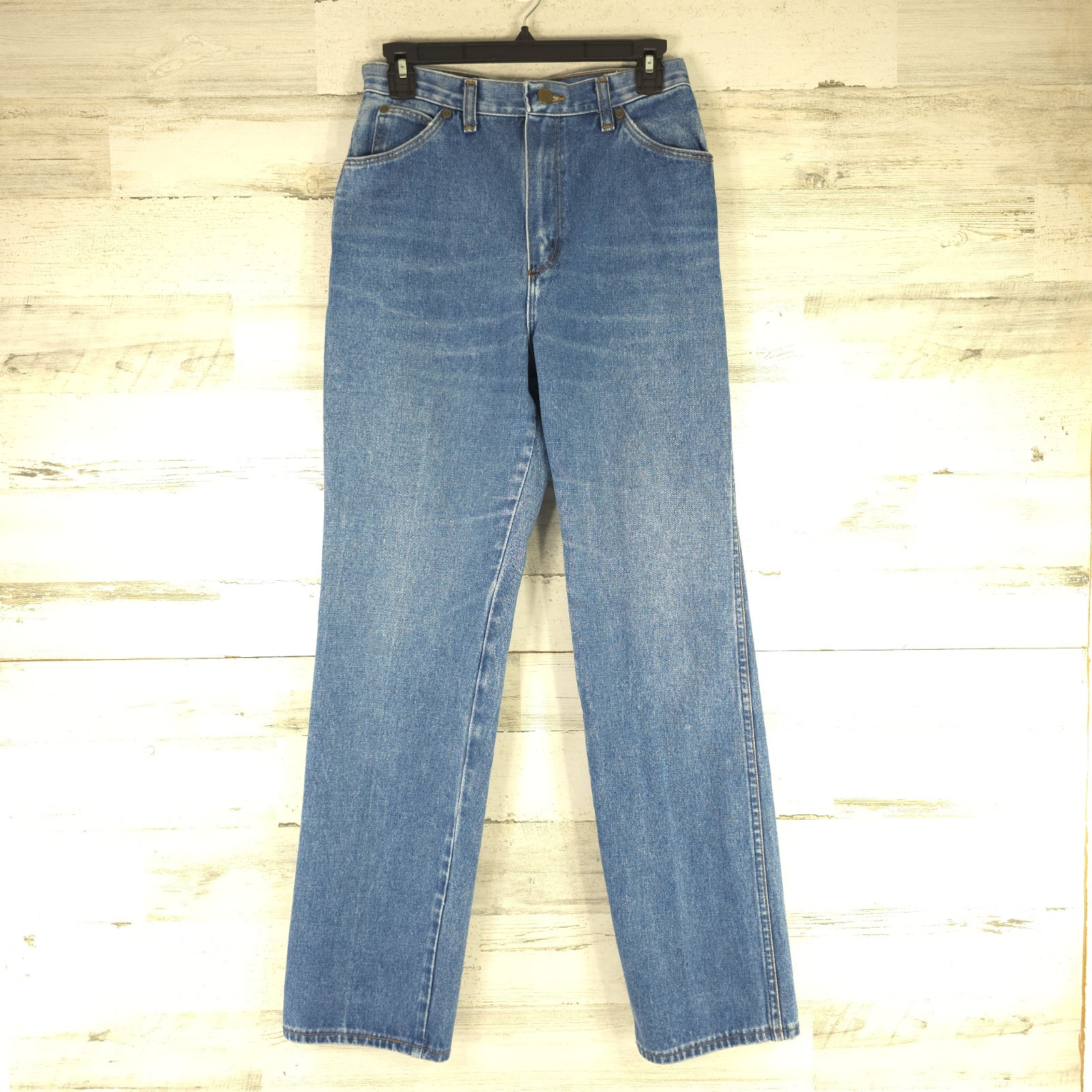 VINTAGE WRANGLER WOMEN&rsquo;S JEANS SIZE 10 AVERAGE MEASUREMENTS 27×32 *100% COTTON*