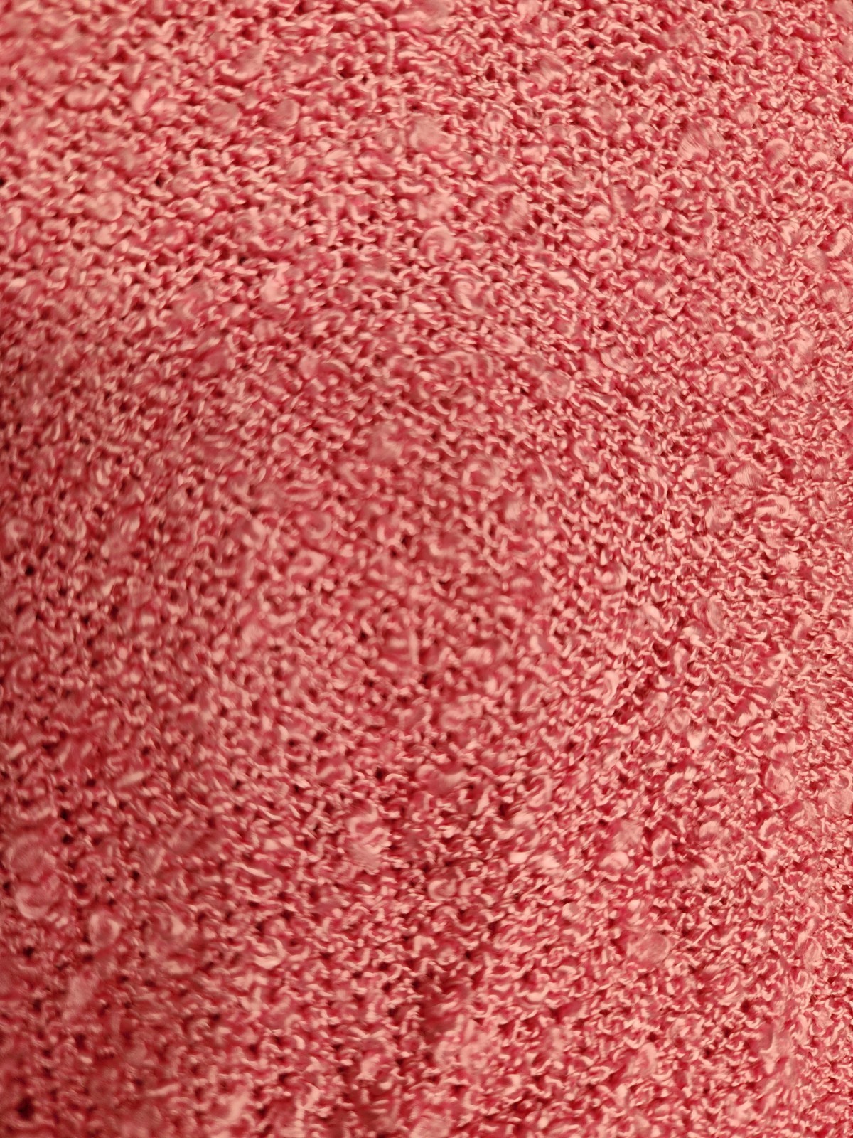 1980s French Rags Hand Loomed Pullover Vintage Sweater in Pink Size S
