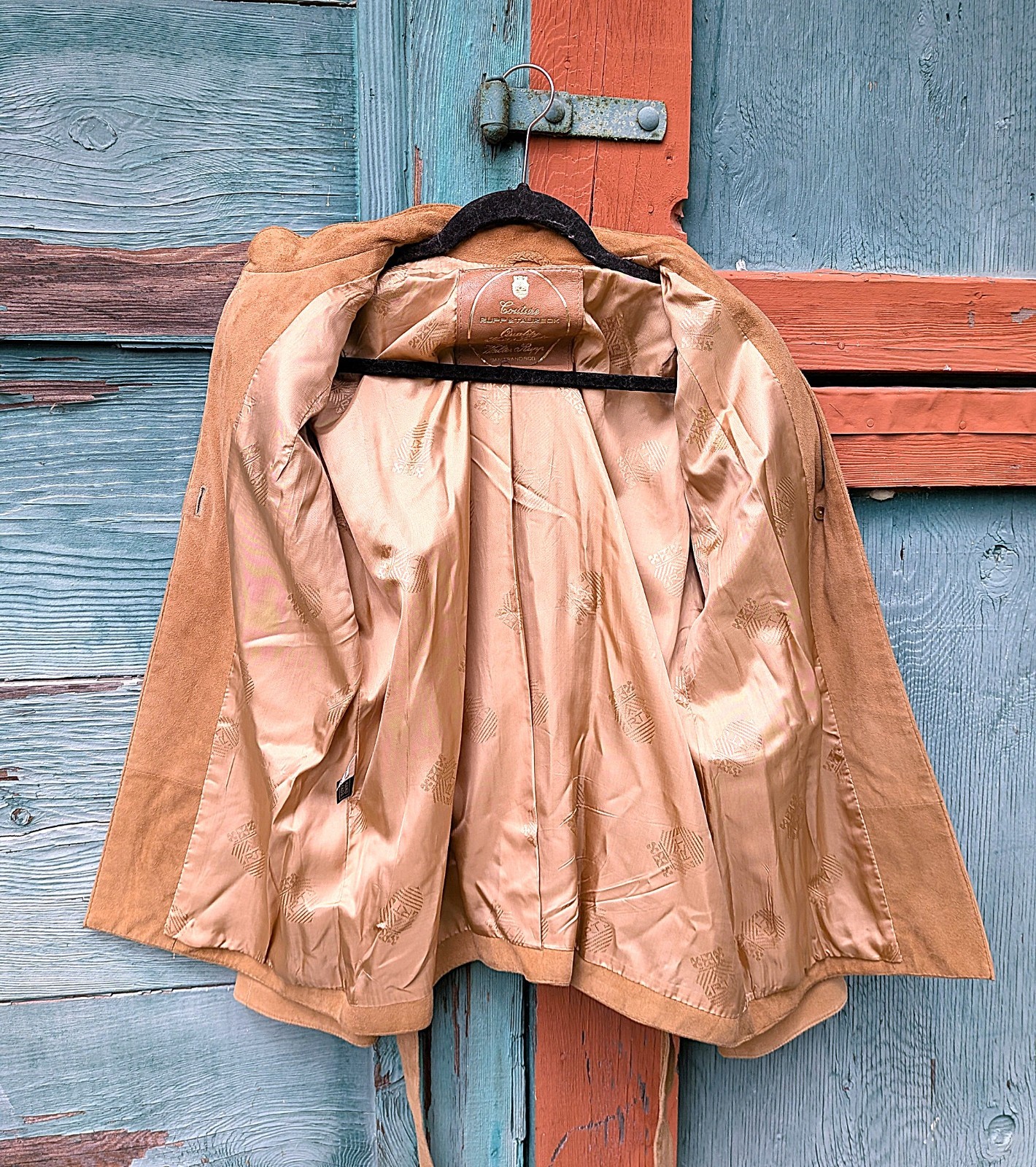 Vintage Top belted Doeskin Leather Walter Rupp W Germany – 1970s