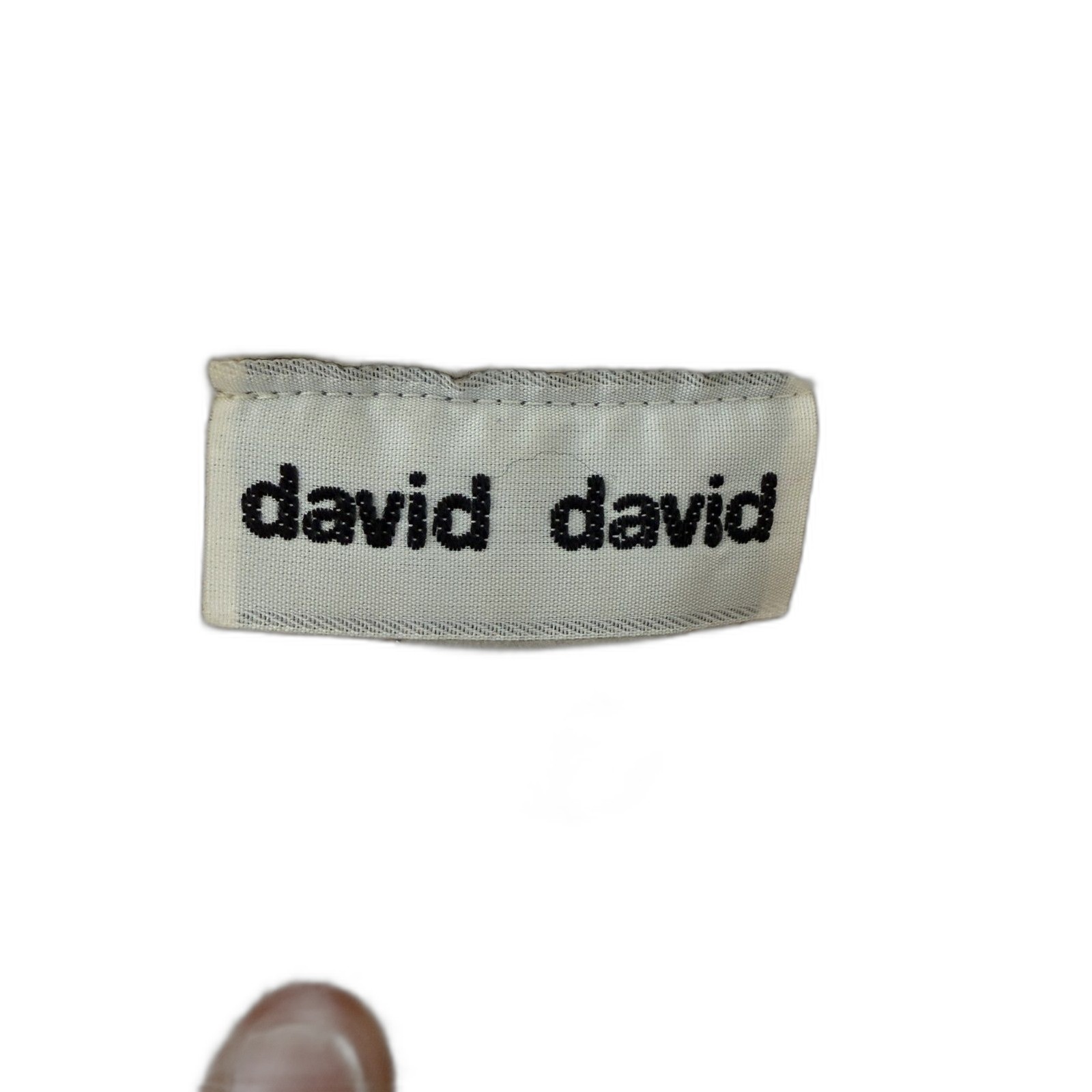 David David Gold Beige Cable Knit Sweater Size Large