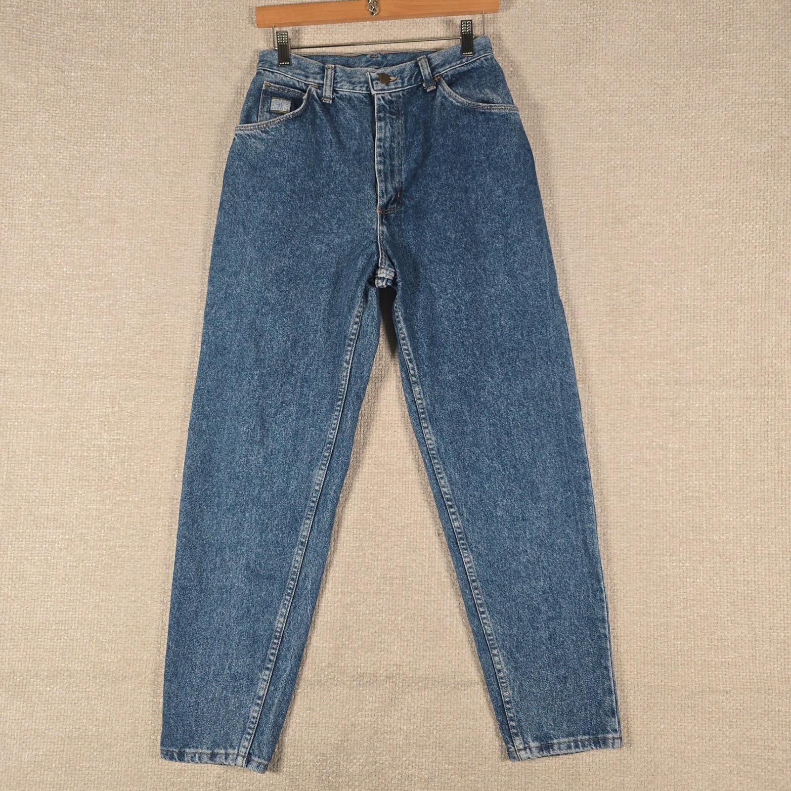 Wrangler For America Vintage Mom Jeans Medium Wash High Rise Tapered 10 Petite