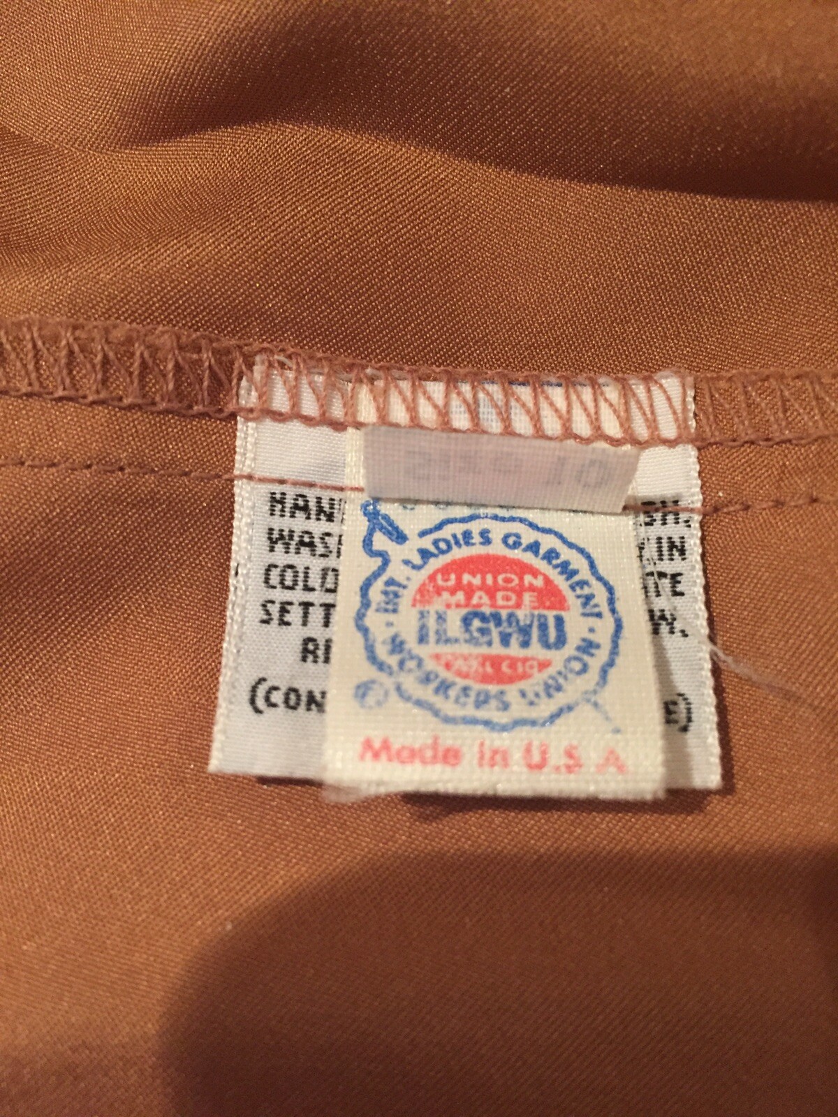 VTG 60’s/70’s SEPARATE THOUGHTS BY NARDI’S Blouse Size 10 ILGWU USA UNION MADE
