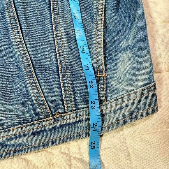 Vintage S.P. Blues Denim Jacket – Men&rsquo;s XL / Women&rsquo;s XXL–XXXL – 90s Oversized