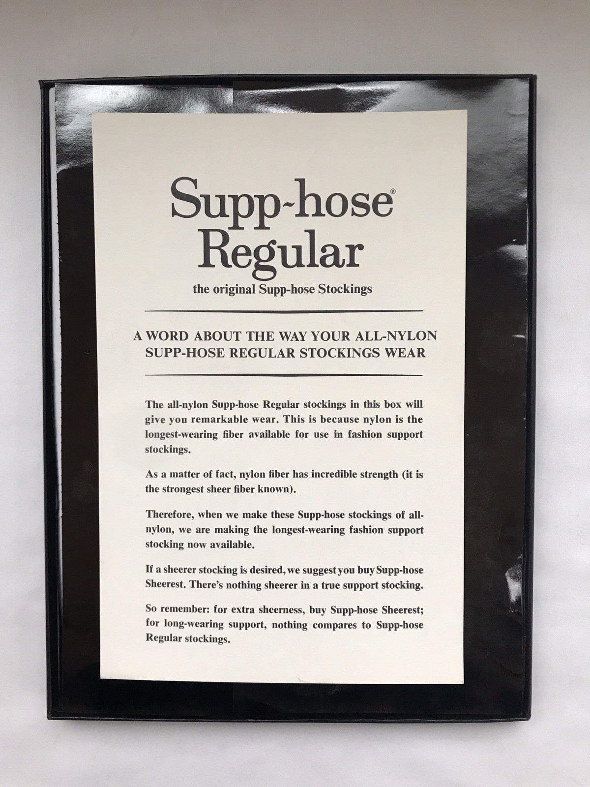 Supp-hose by Mojud Regular Thigh High Stockings Honey – Tall (9.5-10L) Vintage