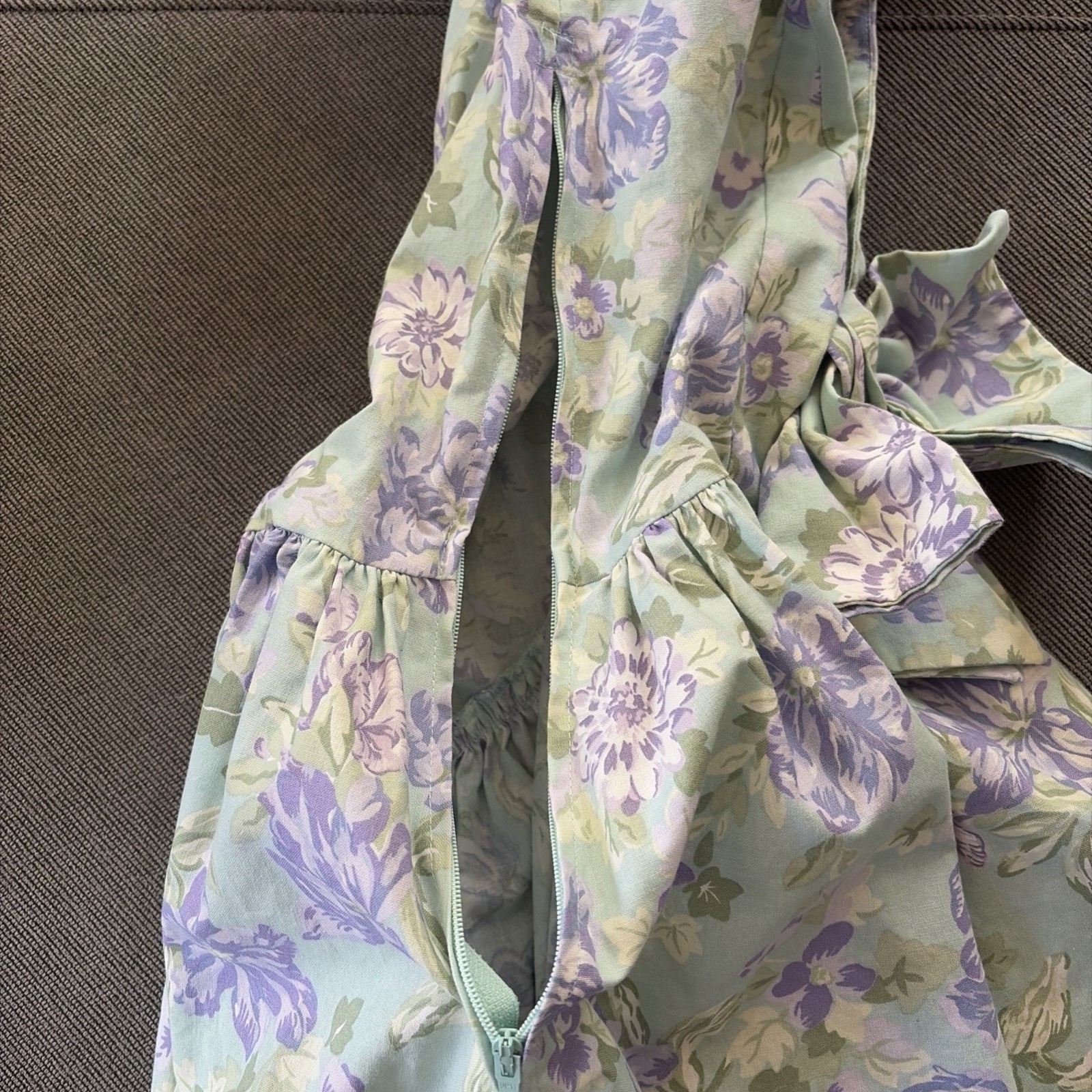 Laura Ashley Vintage US Sz 10 Dress Cottagecore Floral Prairie Style