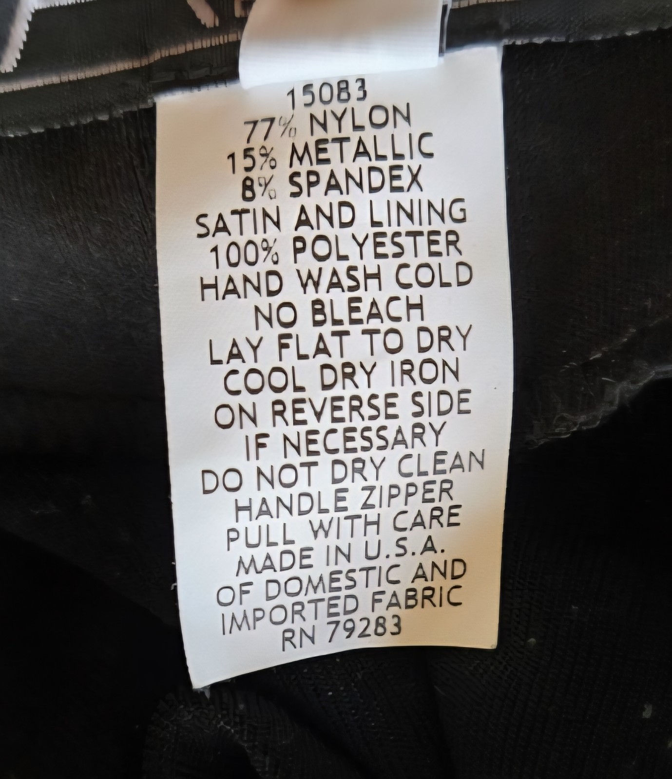 1990s ALEX EVENINGS Black Sparkling Zip Front Cocktail Jacket Size 3X