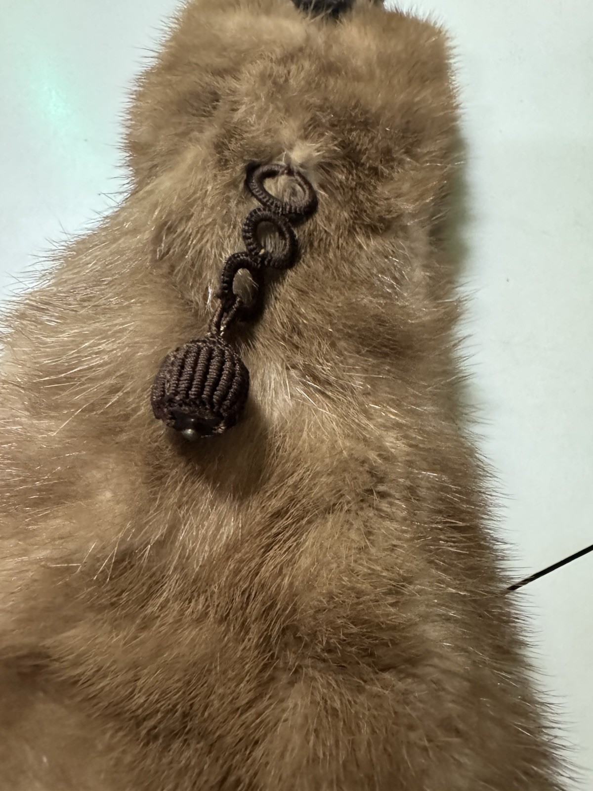 1930-40’s Mink stole Double Headed Clip On