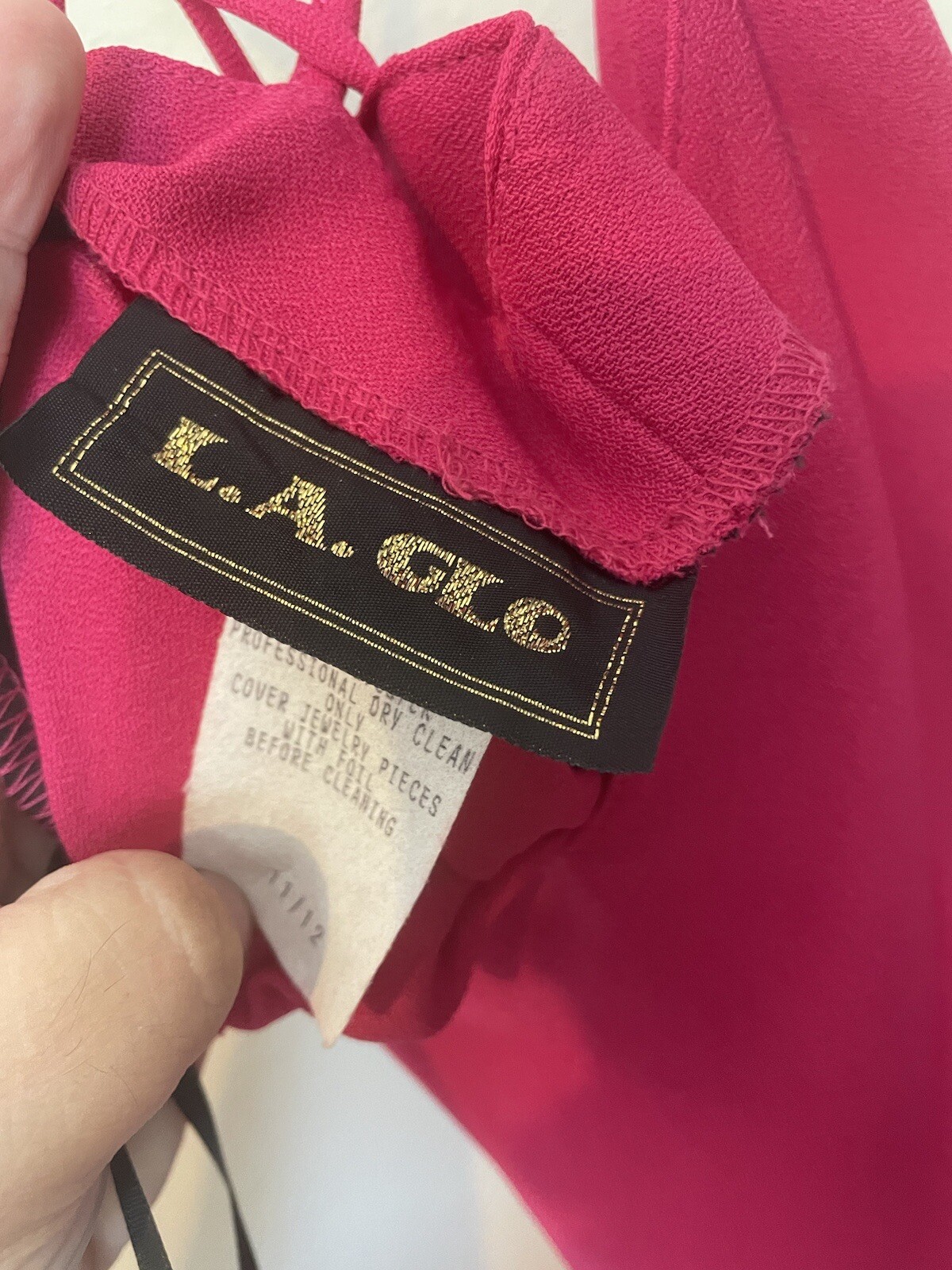 VINTAGE 90s LA GLO SLIP DRESS