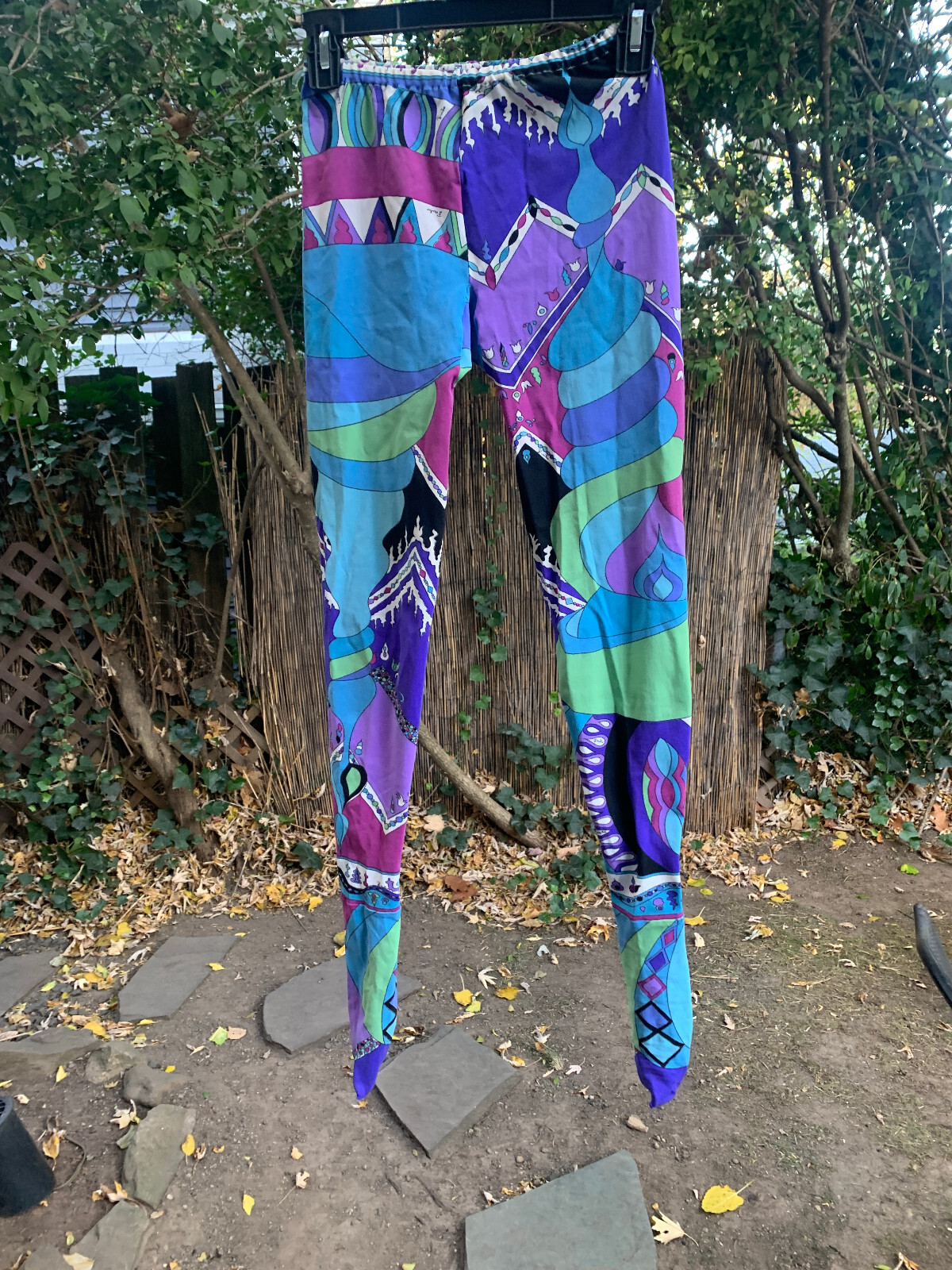 EMILIO PUCCI 1960’s * Psychedelic * Kaleidoscope * Print Stocking Leggings