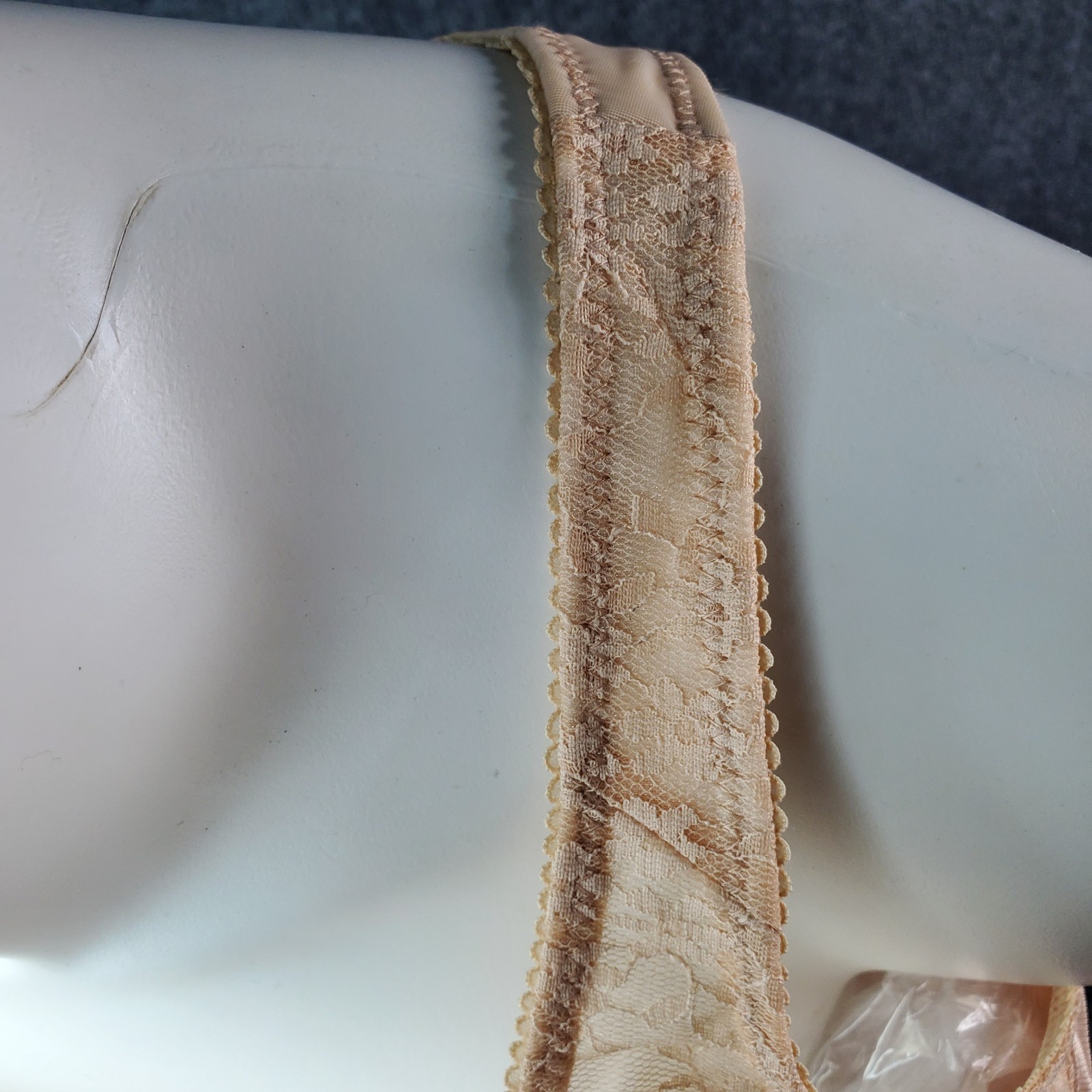 VTG Long Line Bullet Bra Corset Bustier Cincher Shaper 40DD Pin Up Lingerie