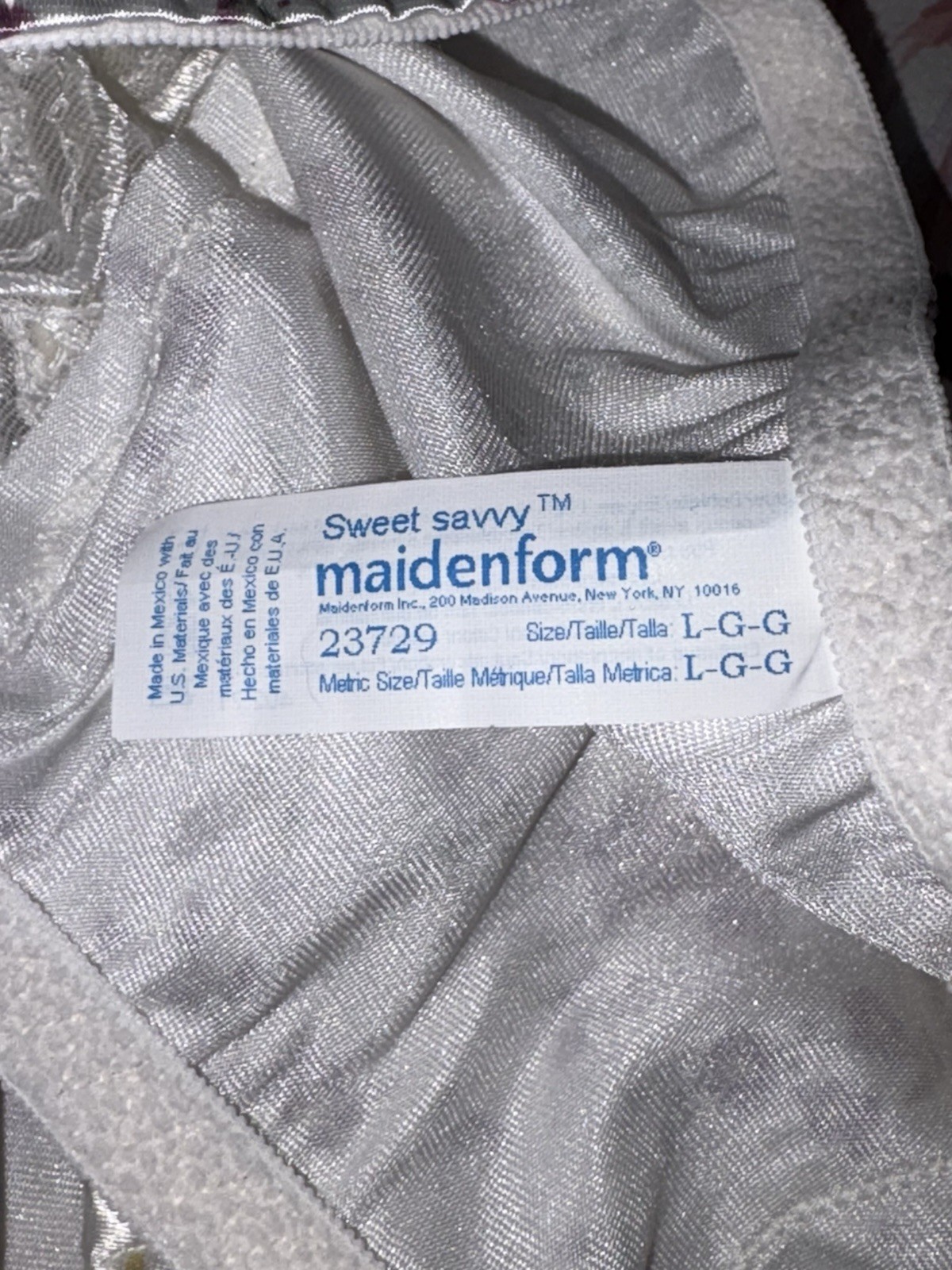 Maidenform Sweet Savvy Y2K Second Skin Hi-Cut 7 L Brief Bikini Underwear Panty