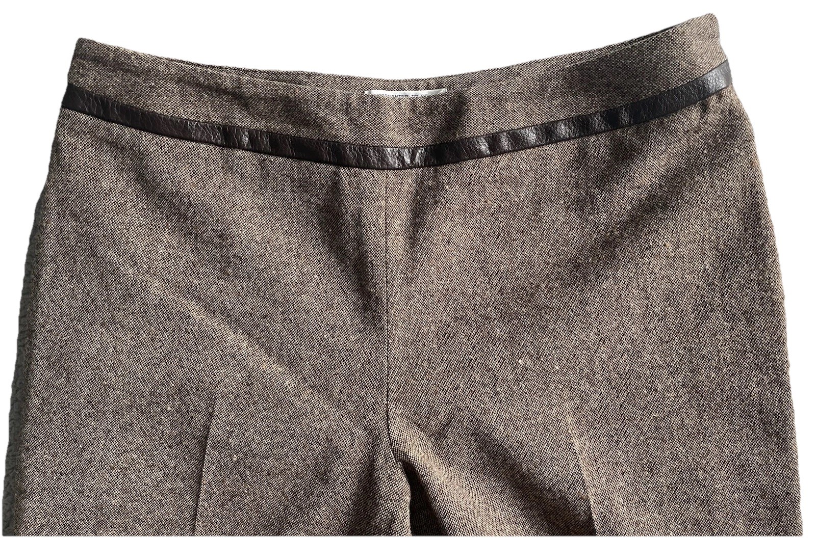 Vintage Womens Pendleton Wool Dress Pants Trousers Brown Size 8 Inseam 29” USA
