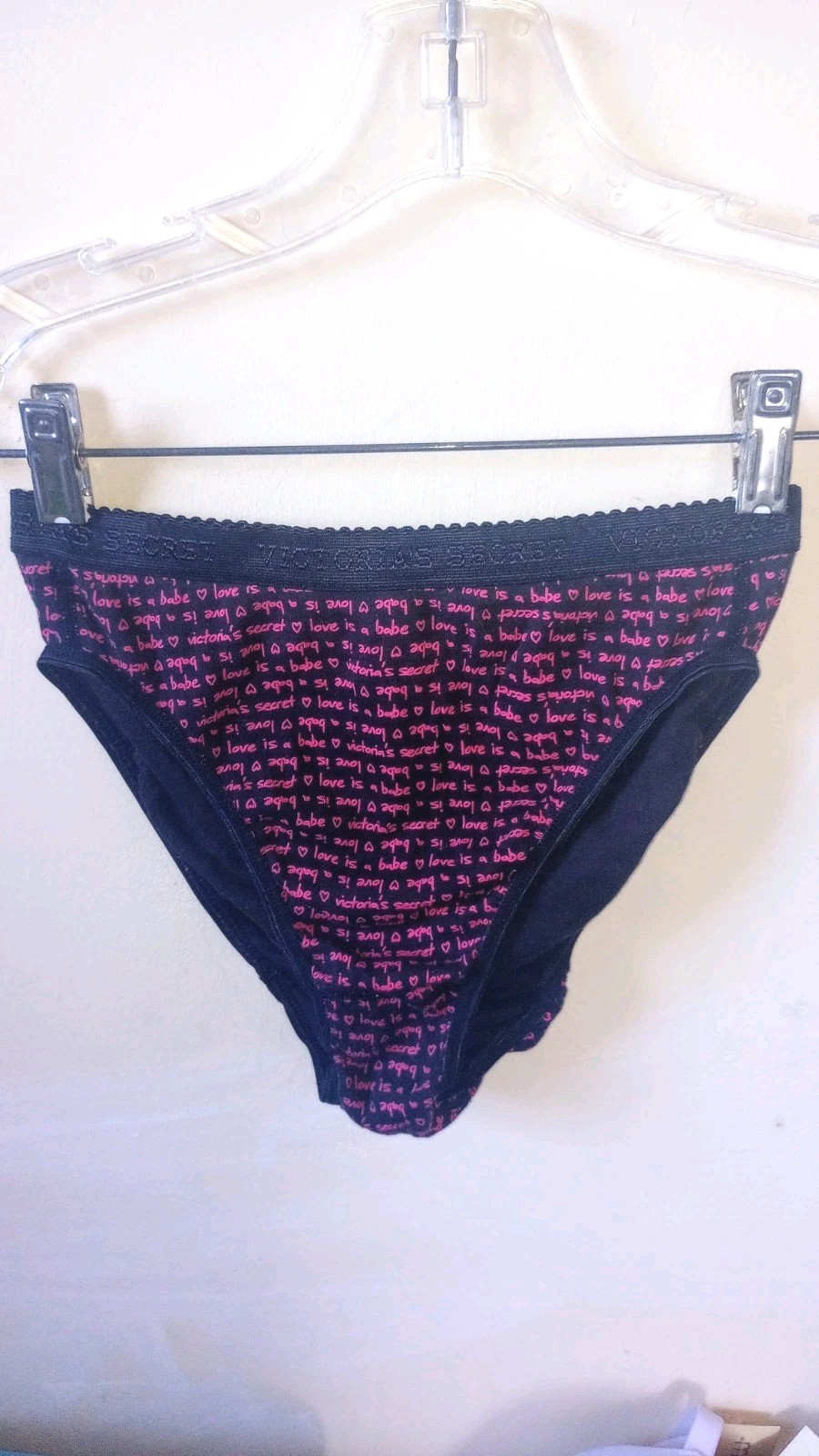 Vintage 2001 Victoria’s Secret Hi Leg Brief S Panties Y2K Cotton « Love Is a babe