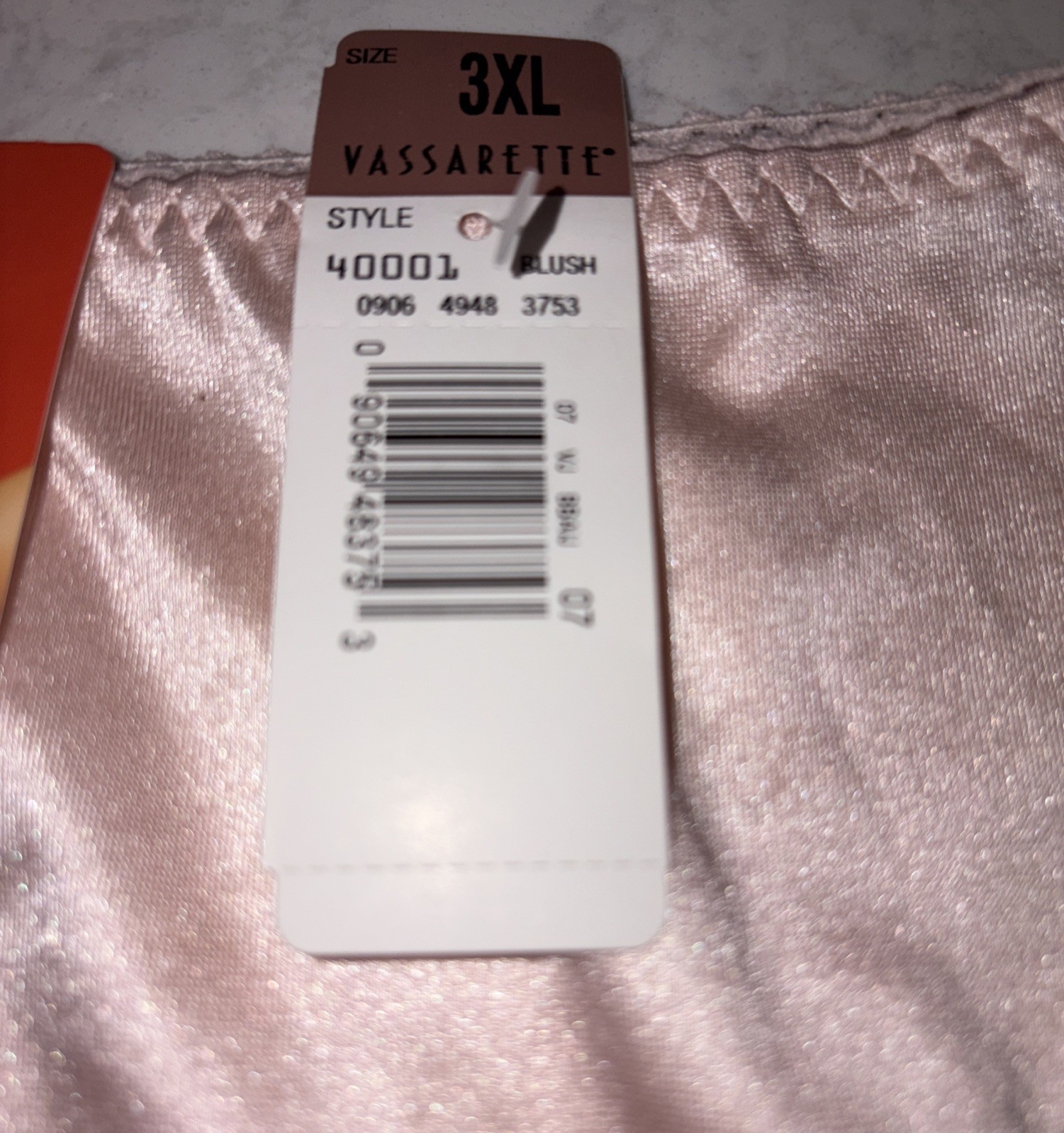 NWT Vassarette Smooth Shape Brief Undershapers #40001 3XL, 2010 Lot/4