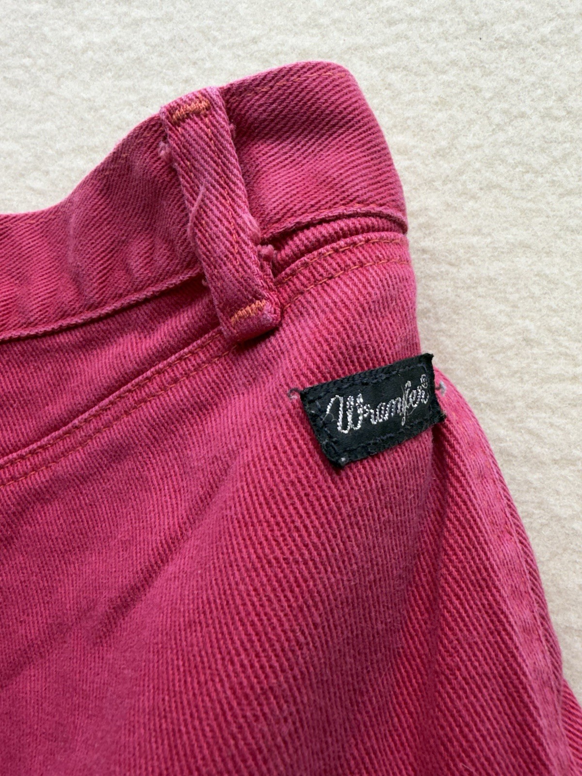 Vintage Wrangler Silverlake High Waisted Hot Pink Western Jeans USA 28”
