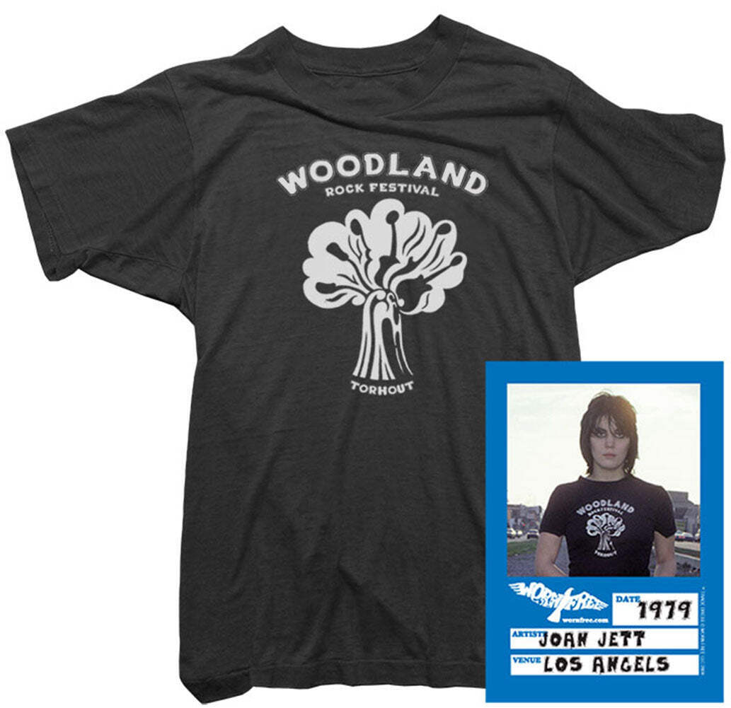 Joan Jett T-Shirt – Woodland Festival Tee worn by Joan Jett – Womens