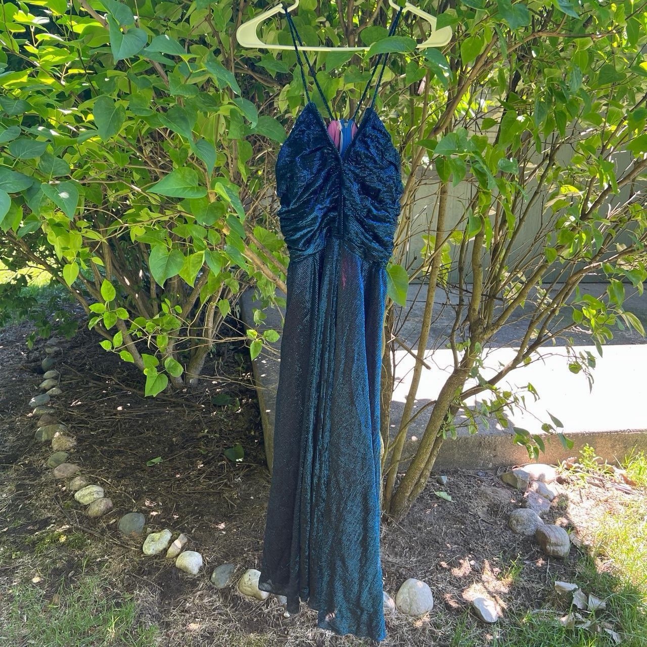 Vintage Flirtations Dark Whimsygoth Evening Gown Maxi Dress Rare Prom Formal